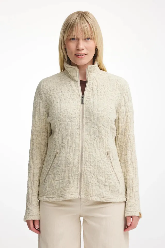 Ivanhoe Tuva Jaquard Strickjacke Naturmelange 450g