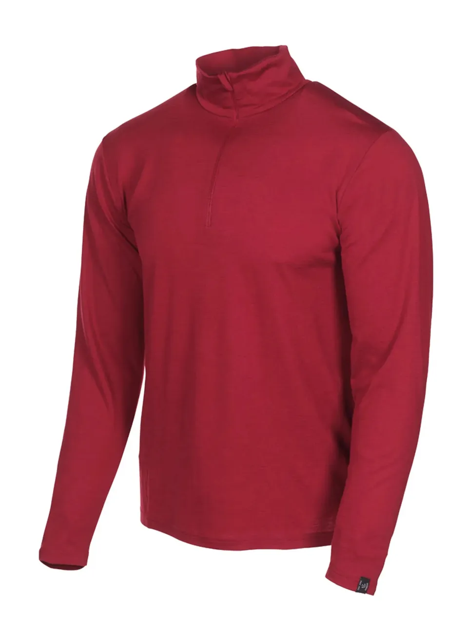 Ivanhoe Underwool Sonny Half Zip Royal Cherry 160g
