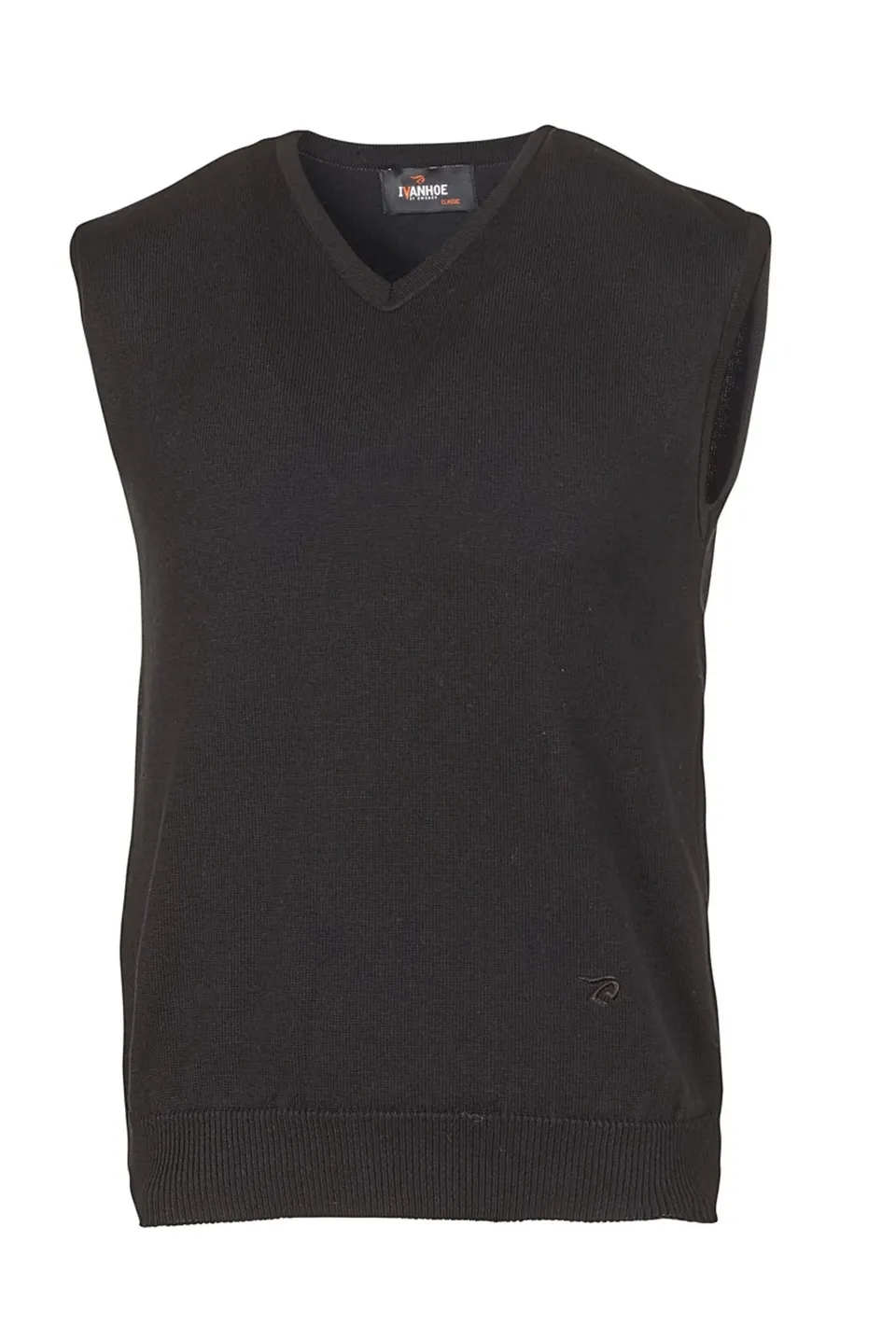 Ivanhoe PD Slipover Pullunder Black L Baumwolle