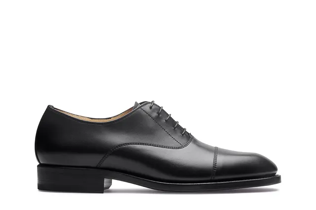 Paraboot Montaigne Oxford Cuir-Lisse Noir schwarz