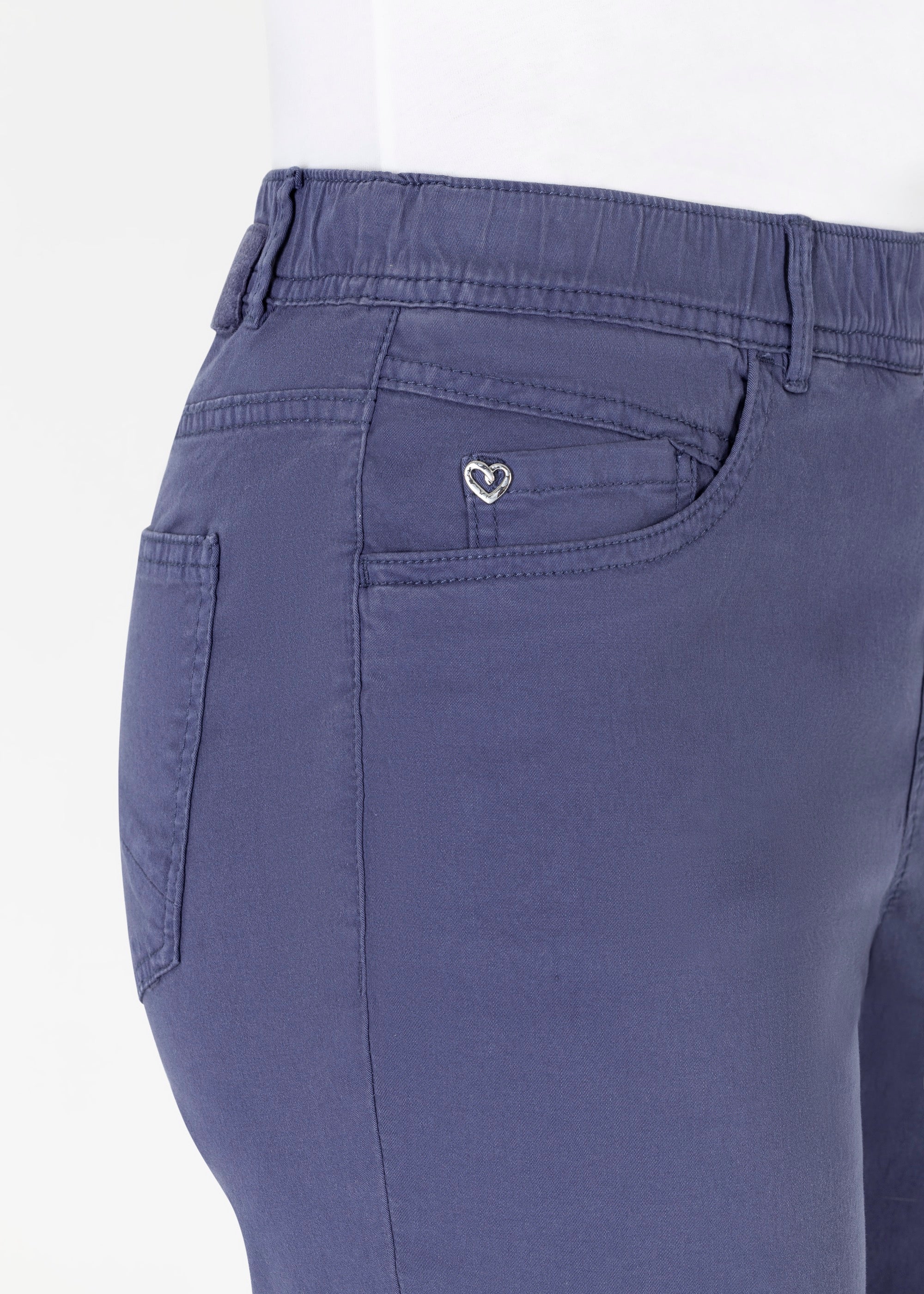 Stehmann Melli 6/8-Hose Sporty Gabardine indigo