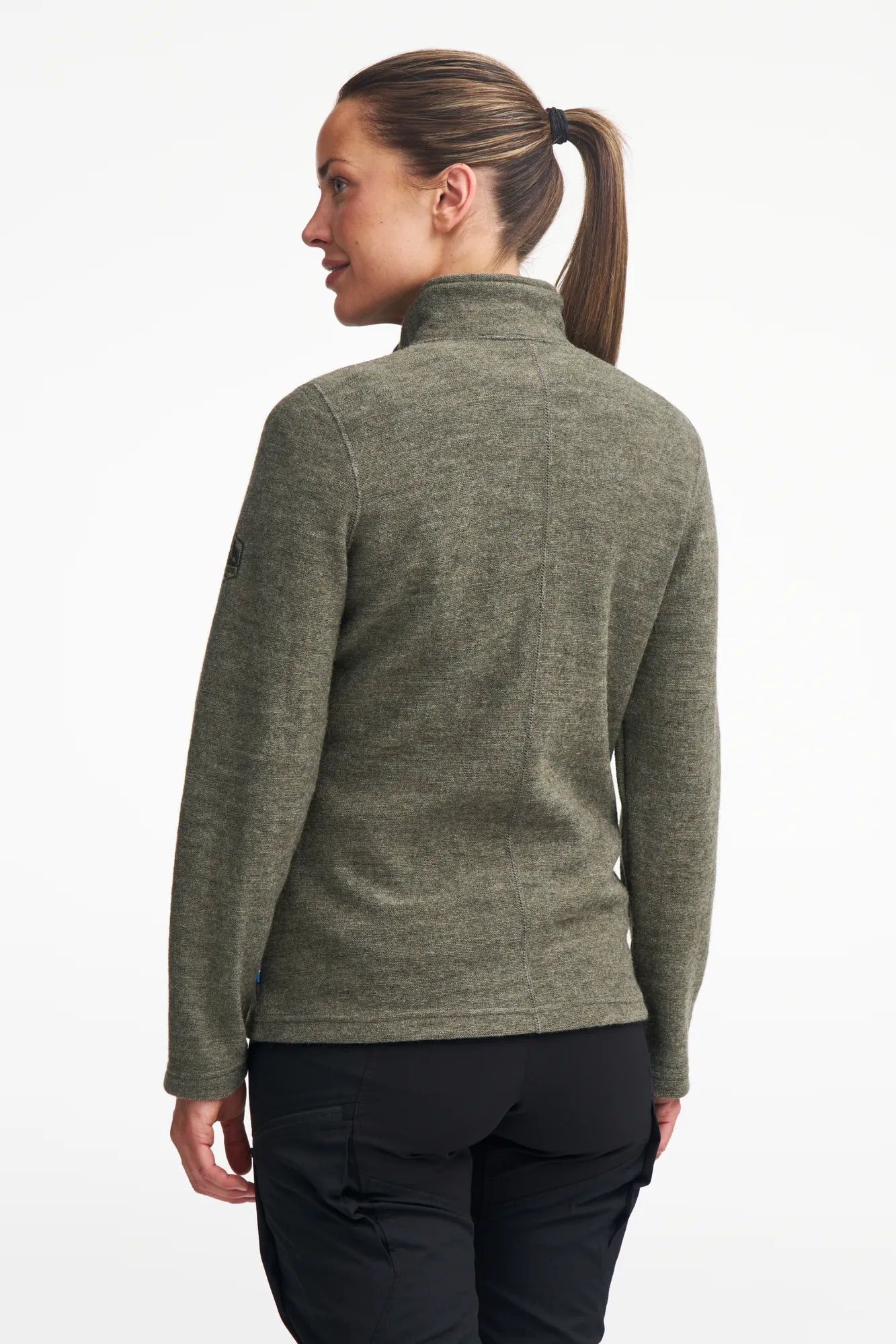 Ivanhoe Bella Full Zip Wolljacke Lichen Green 38