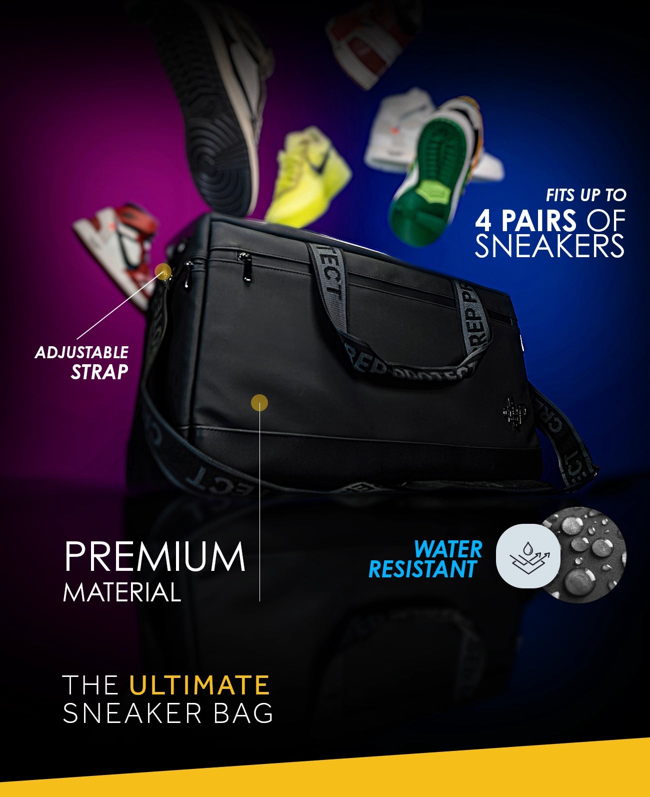 Crep Protect Sneaker Bag Schuhtasche für 2 Paar Sneaker