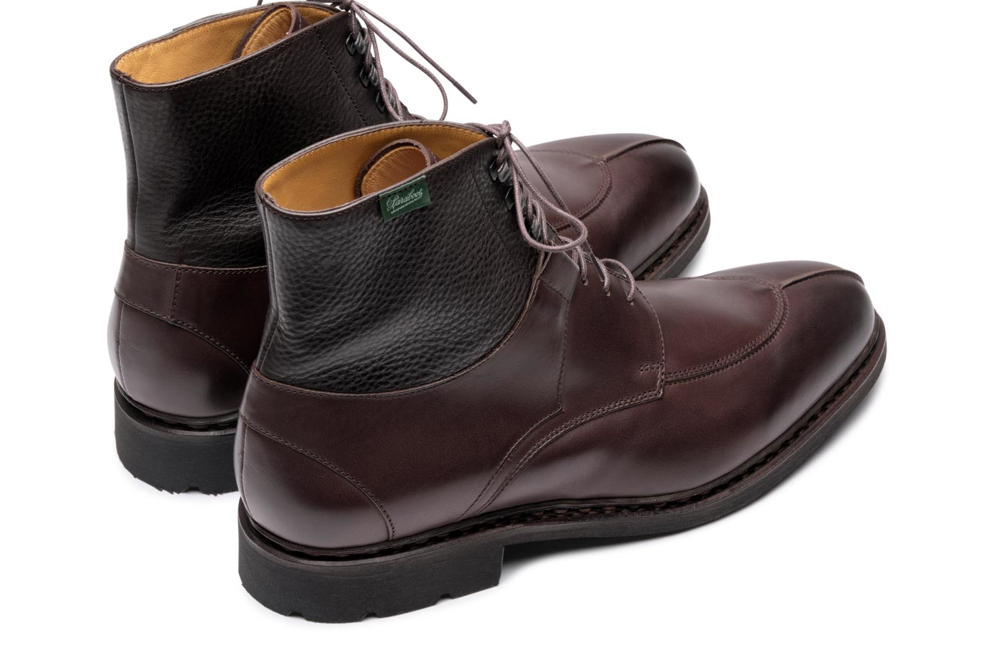 Paraboot Beaumont Stiefelette schwarz-braun Leder