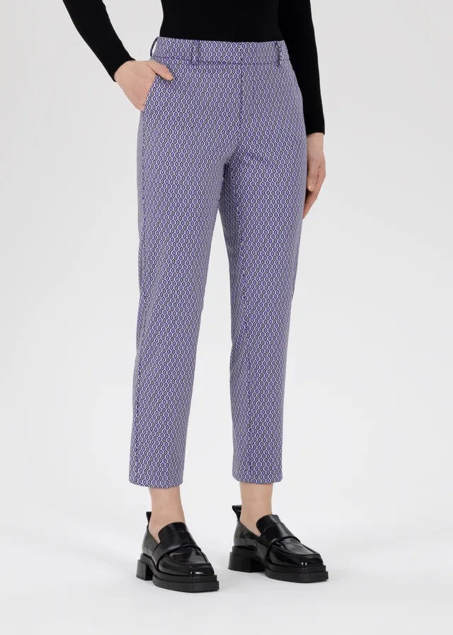 Stehmann Fluor 6/8-Chino Hose amaranth purple