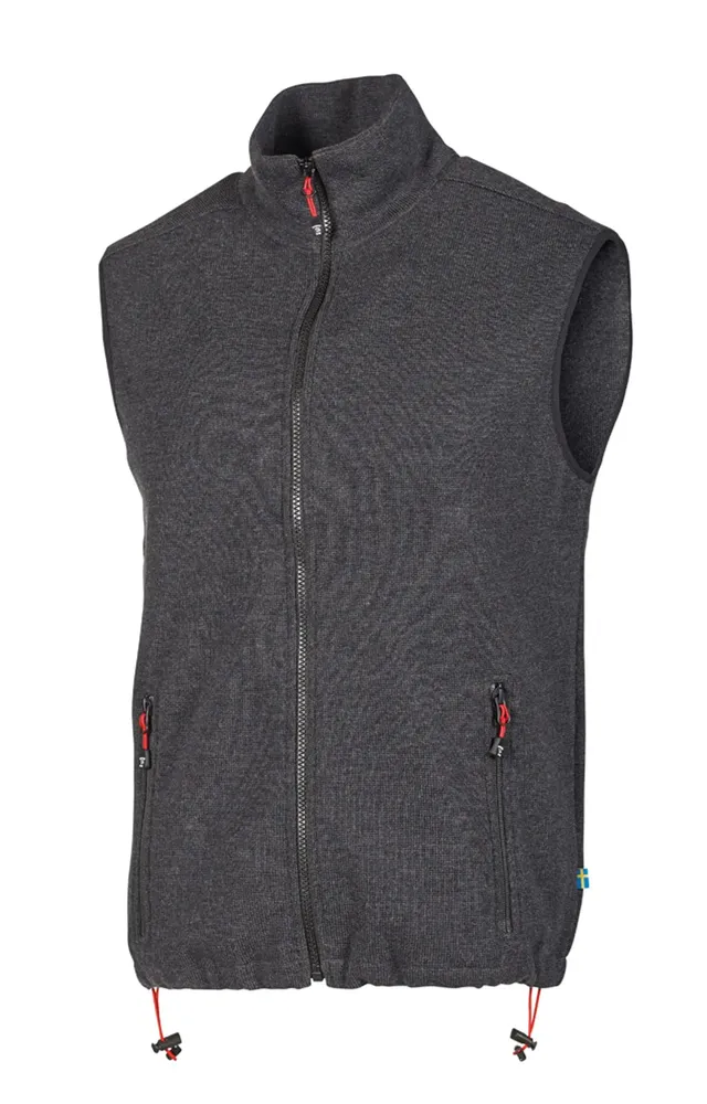 Ivanhoe Hadar Vest Merinoweste Graphite Marl 100% Merino