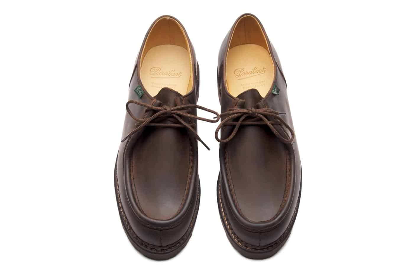 Paraboot Michael Marche Derby braun Glattleder