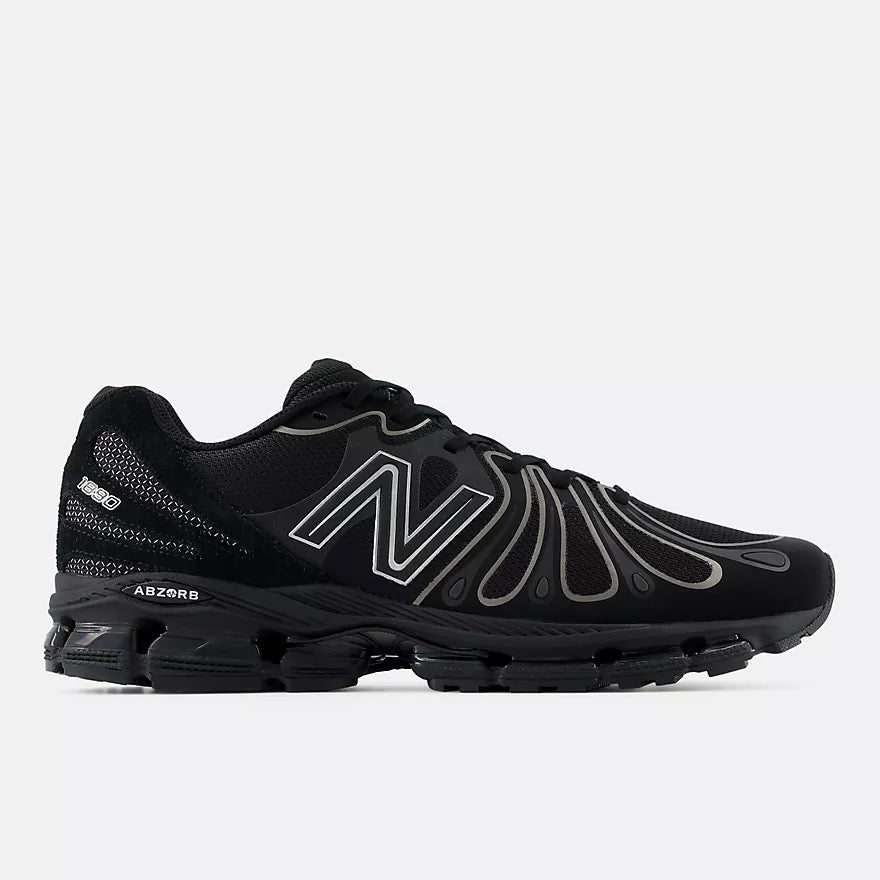 New Balance 1890 Sneaker Schwarz Silber Synthetik