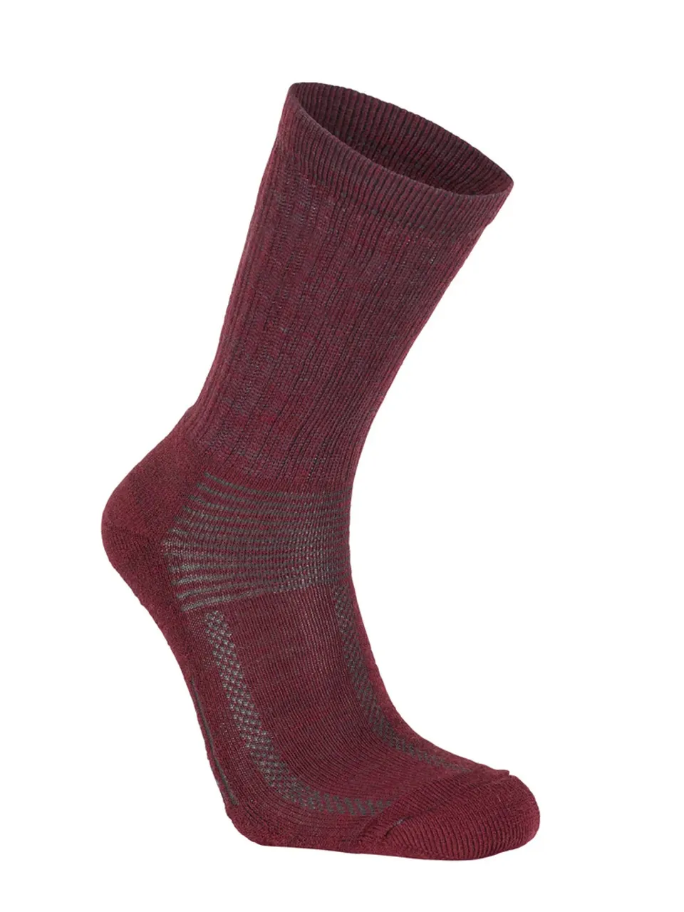 Ivanhoe Wool Sock Trekk Wandersocken Ruby Wine 35-38