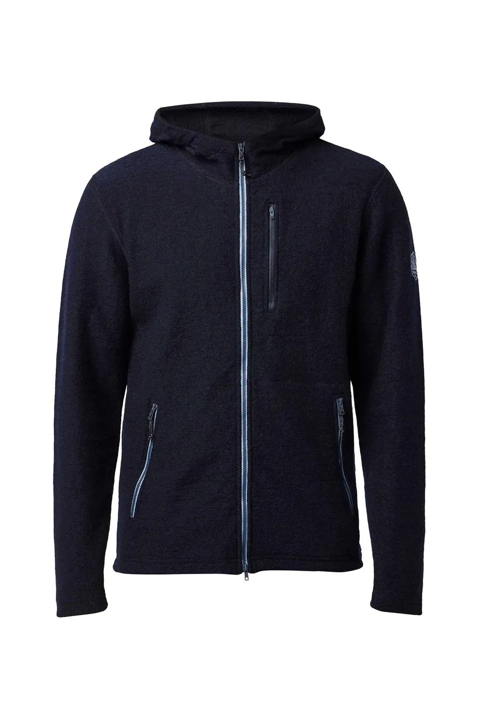Ivanhoe Titus Hood Wollhoodie Navy S – Herren 325 g/m²