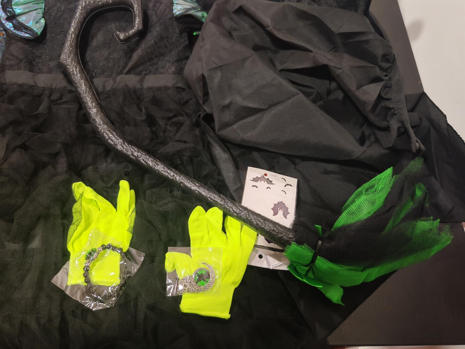 YYDSXK Hexenkostüm Kinder Mädchen 120 mit Hexenhut