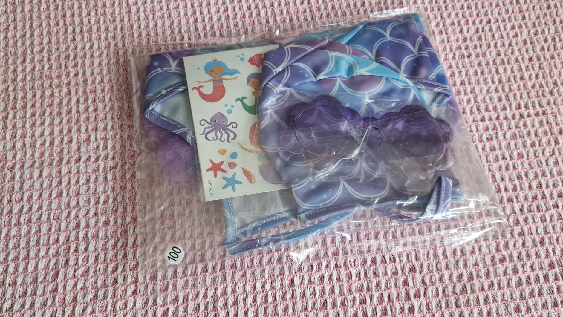 YYDSXK Swimwear Badeanzug Mädchen Meerjungfrau 5-6 Jahre