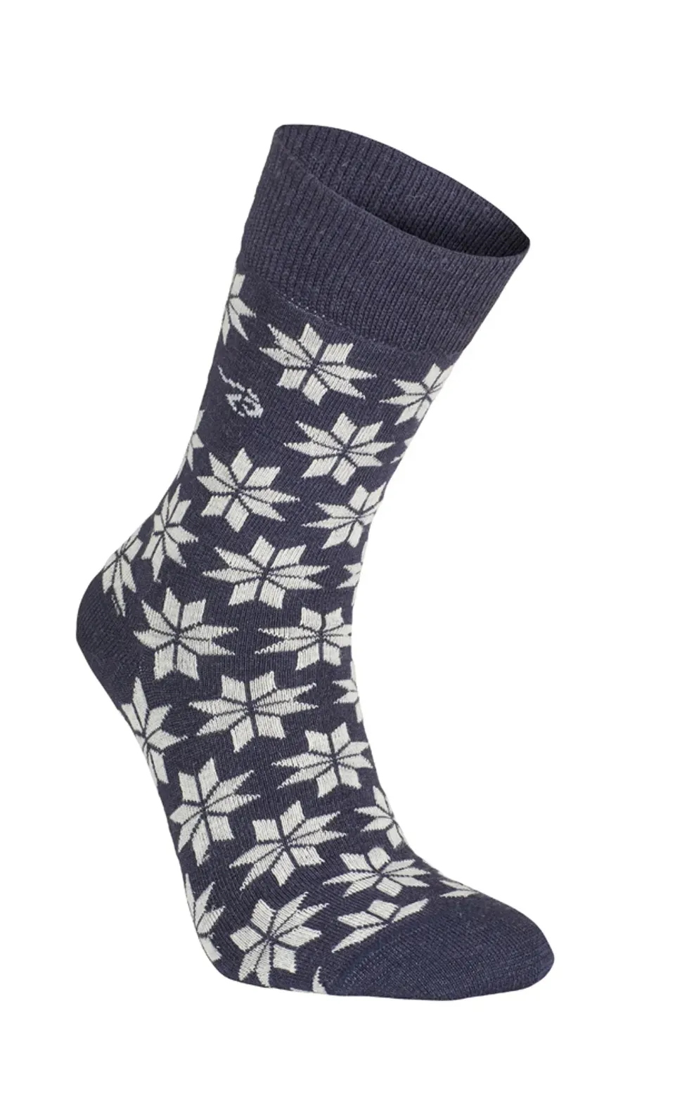 Ivanhoe Wool Sock Snowflake Socken Navy 39-42 Merino