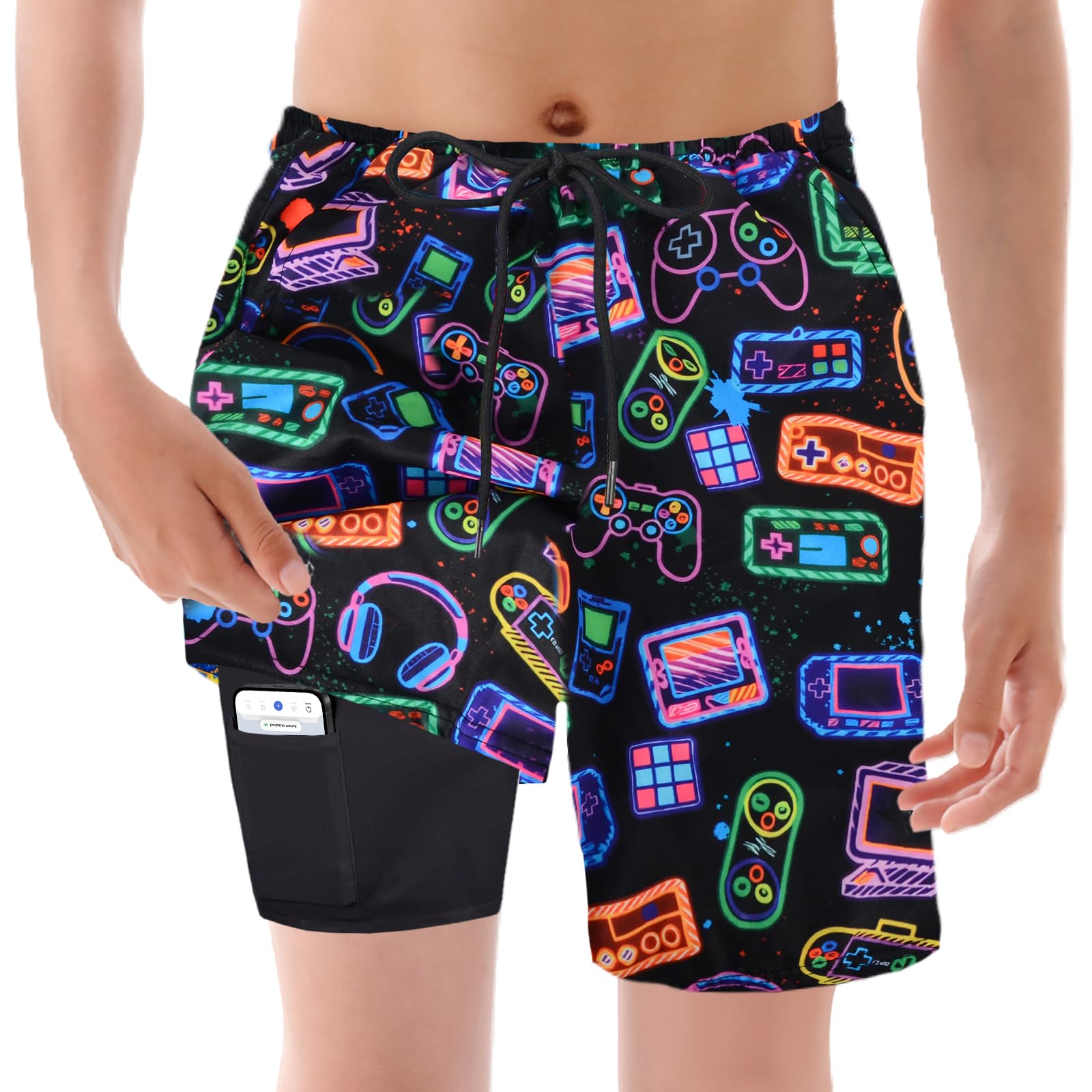 YYDSXK Swimwear Badehose Jungen 150 UV-Schutz 50+ Blau