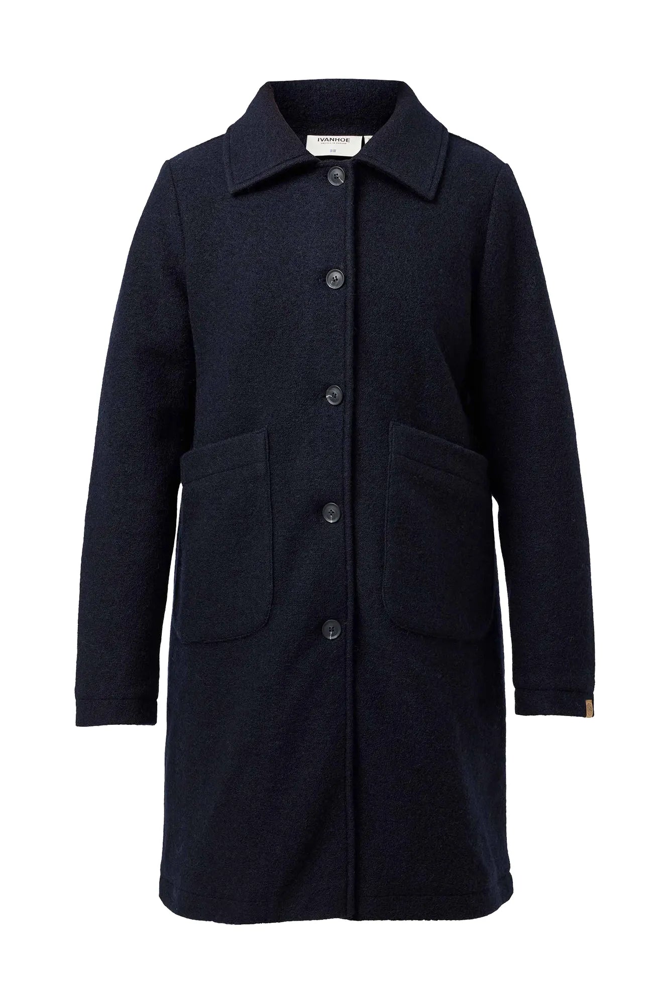 Ivanhoe GY Aplared Wollmantel Navy 100% Wolle Gr. 36-46