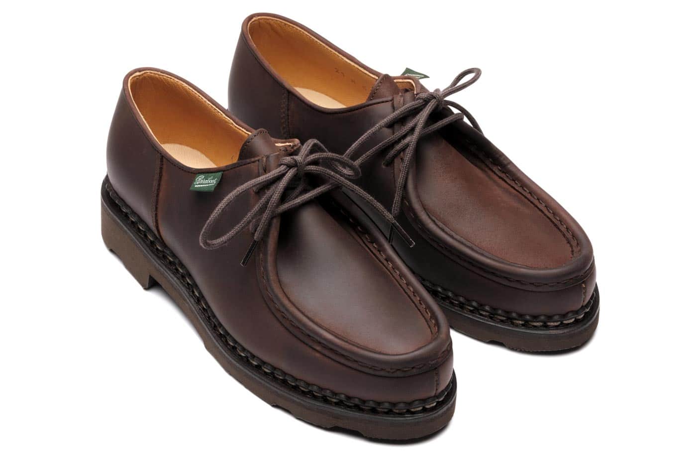 Paraboot Michael Griff II Derby Braun Togo-Leder