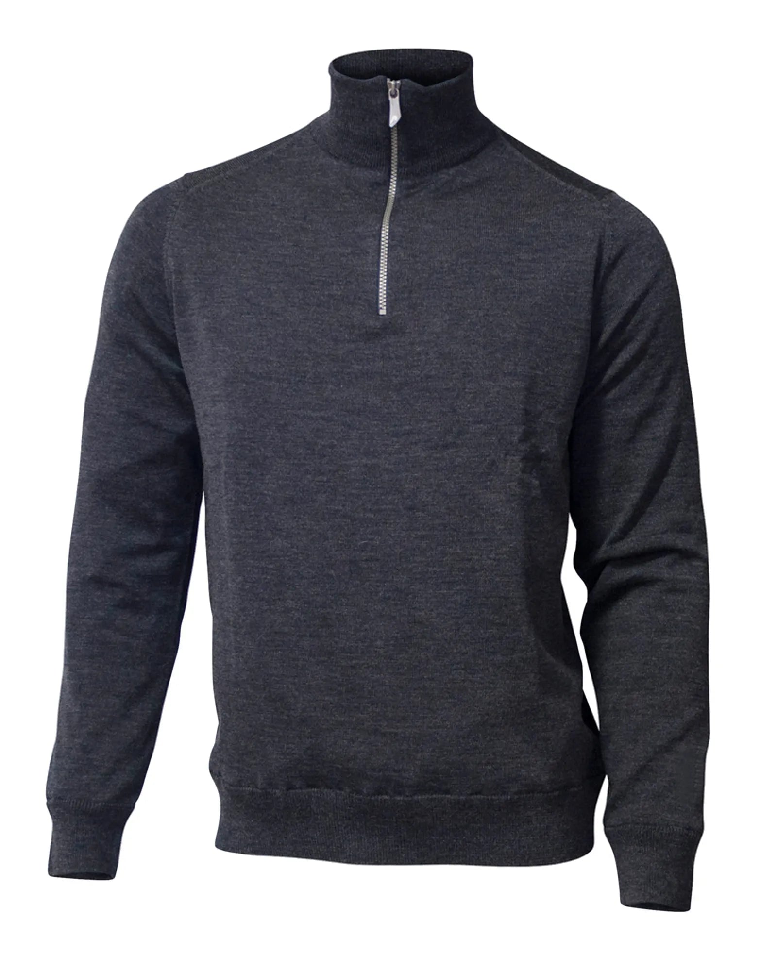 Ivanhoe Wilfred Windbreaker Herren Wollpullover Graphite Marl 280 g/m²