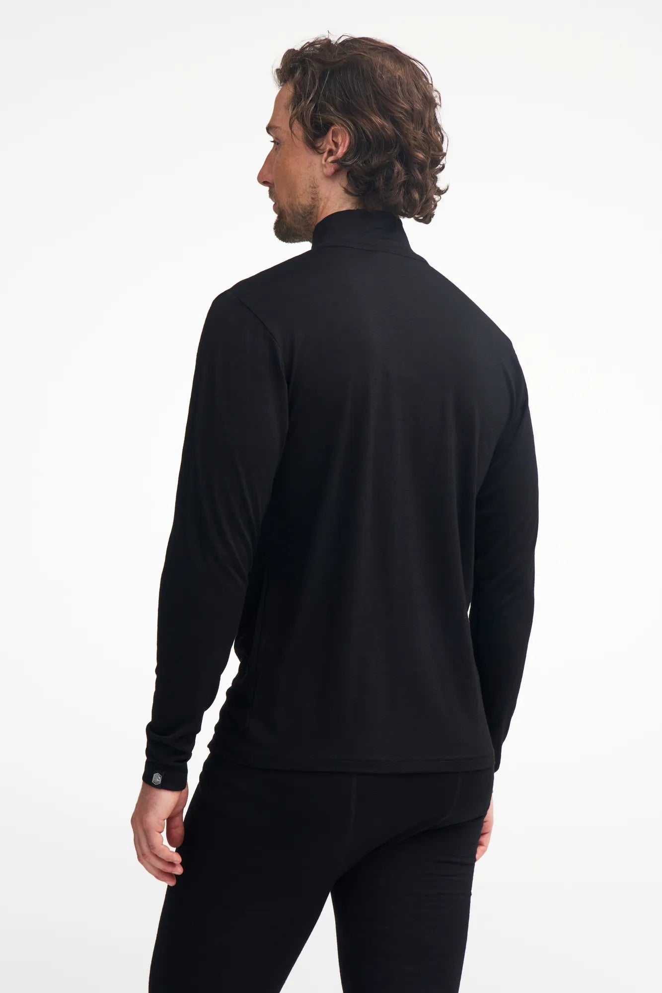 Ivanhoe Ullunderställ Sonny Half Zip Shirt Steelblue 100% Merino