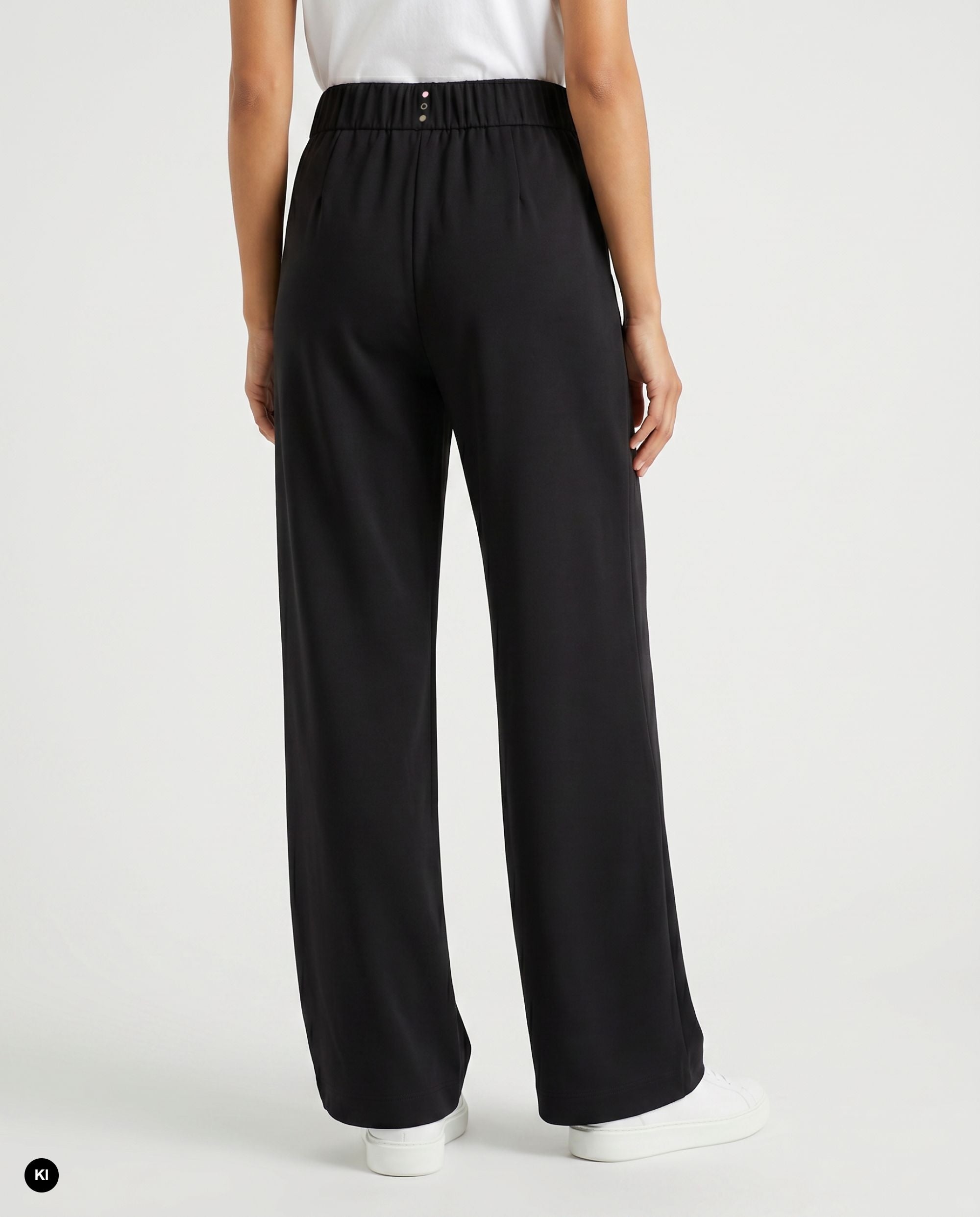 Stehmann Hamatit Relaxed Fit Hose schwarz Weitbein