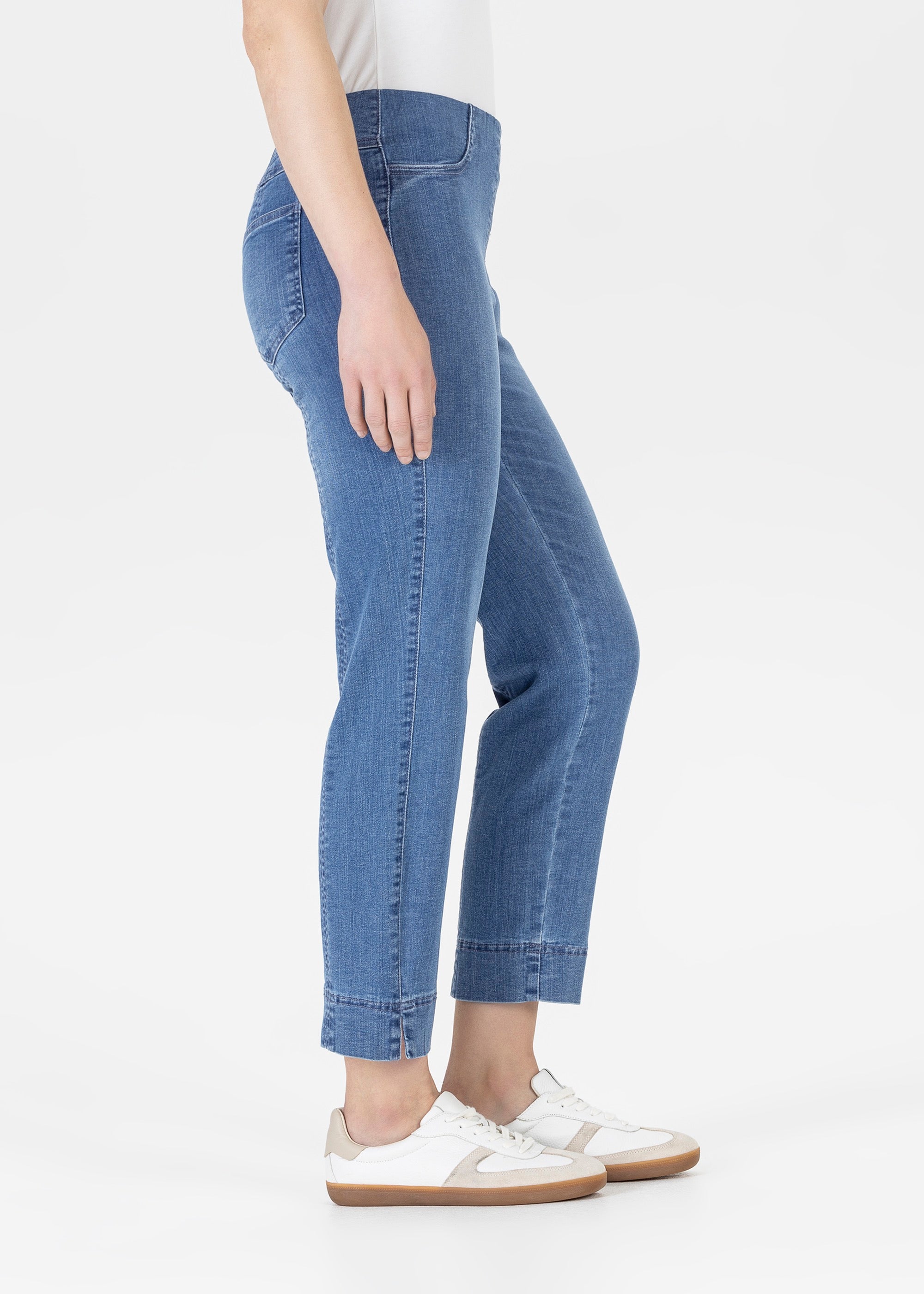 Stehmann Igor 6/8-Hose Frozy Cobalt Straight Fit Denim