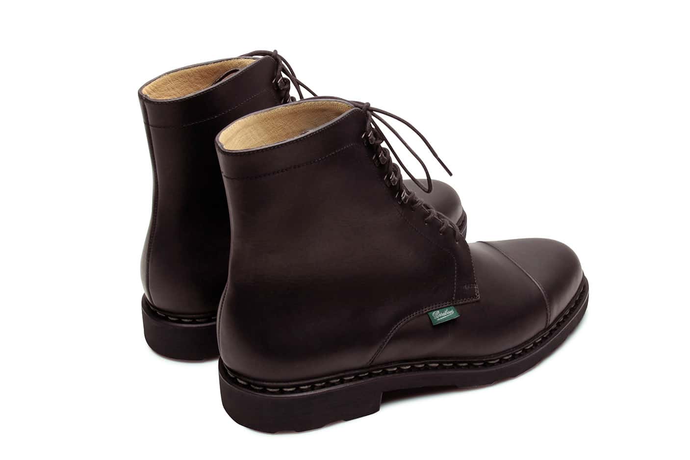 Paraboot Neuilly Stiefelette Braun Café Glattleder