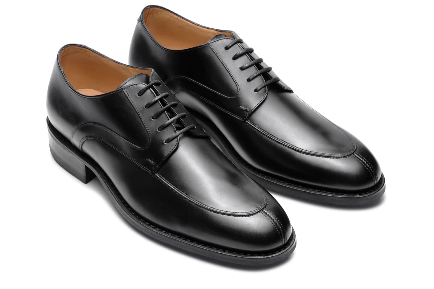Paraboot Apprieu Galaxy Derby Schuhe schwarz Glattleder