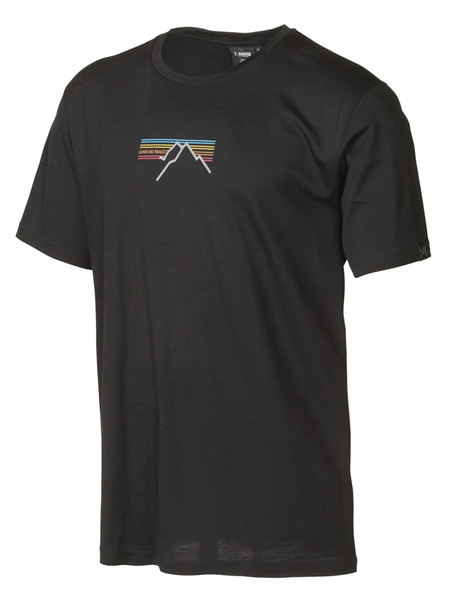 Ivanhoe Ceasar Sunset T-Shirt Schwarz Merino 100% Wolle