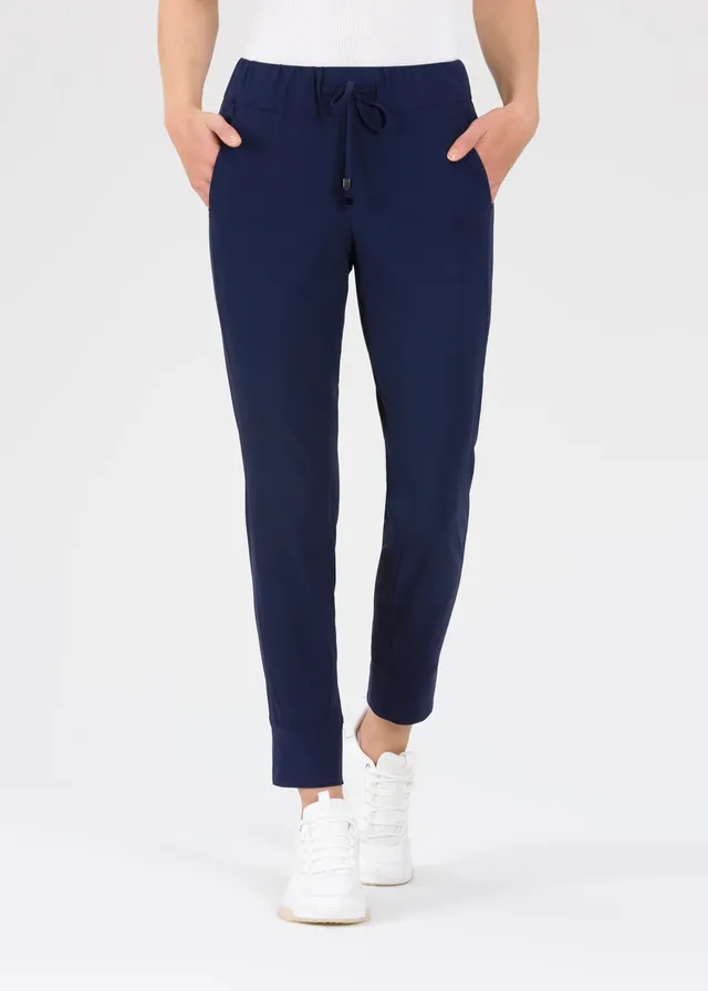 Stehmann Roxana Jogpants marine Jersey Tunnelzug