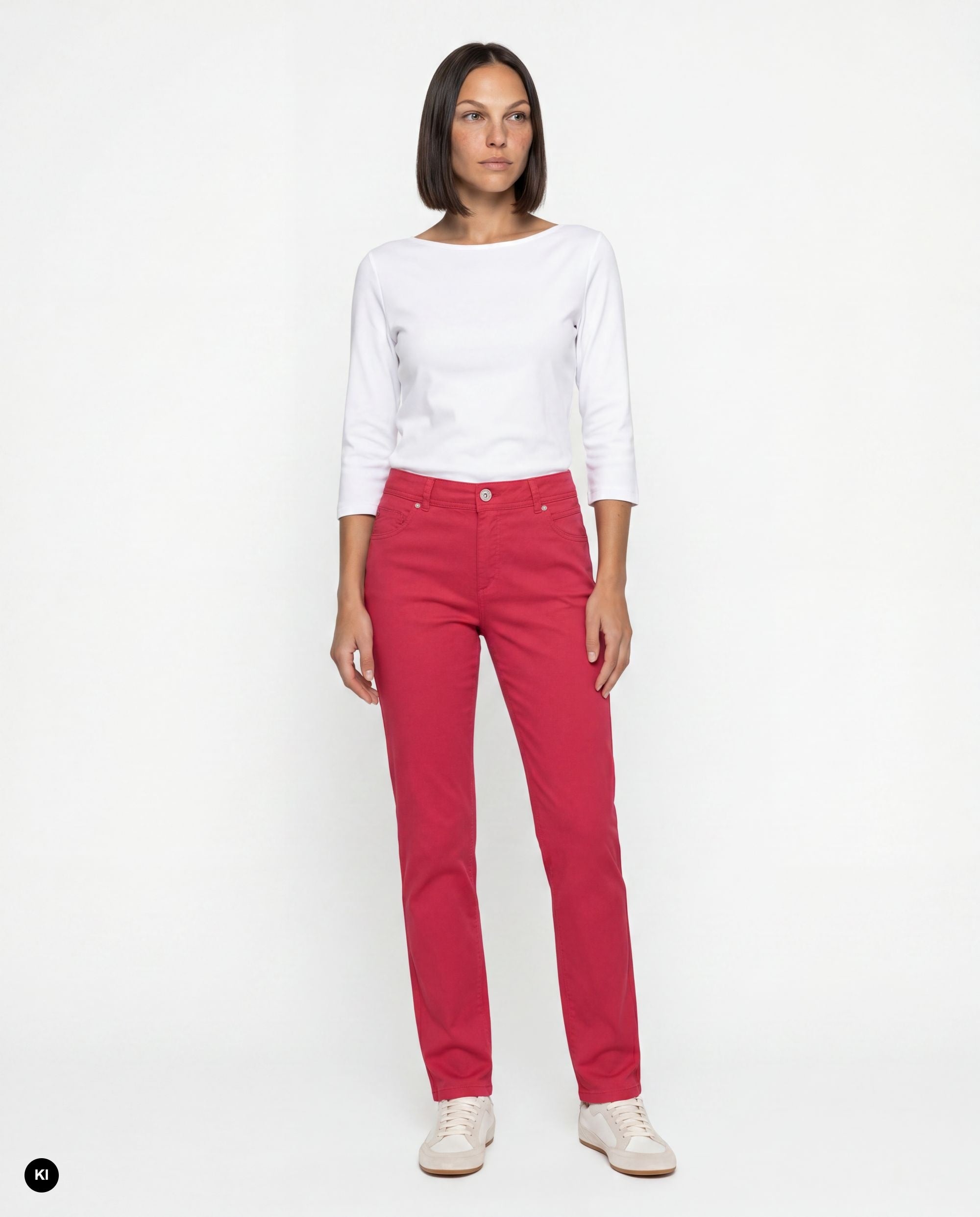 Stehmann Mellina 5-Pocket Hose Gabardine grenadine