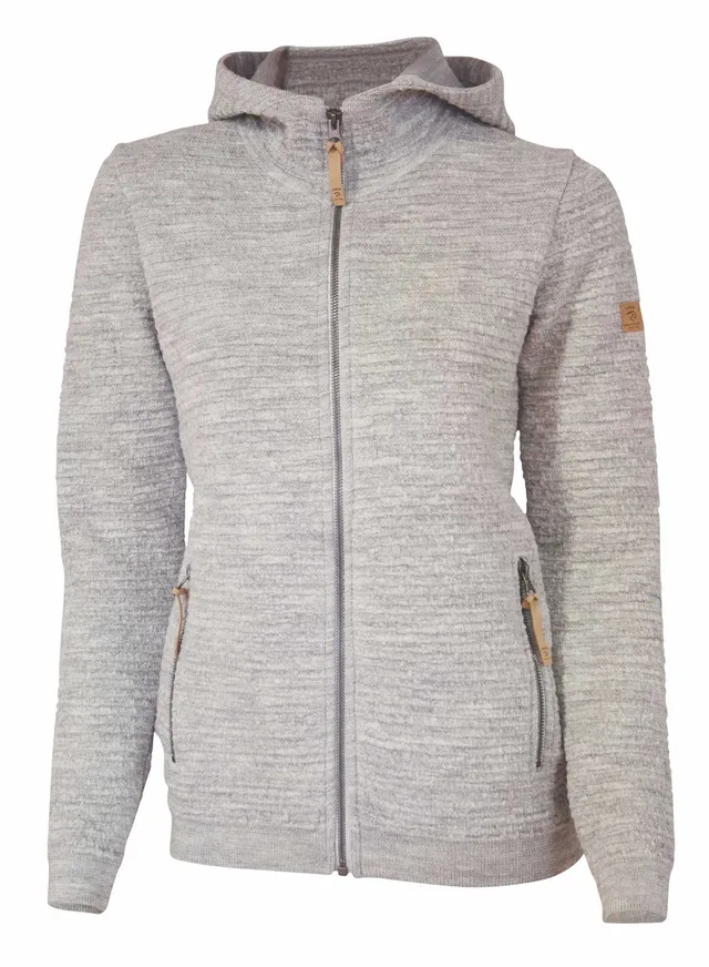 Ivanhoe Morel Hood Female Hoodie Hellgrau Wolle