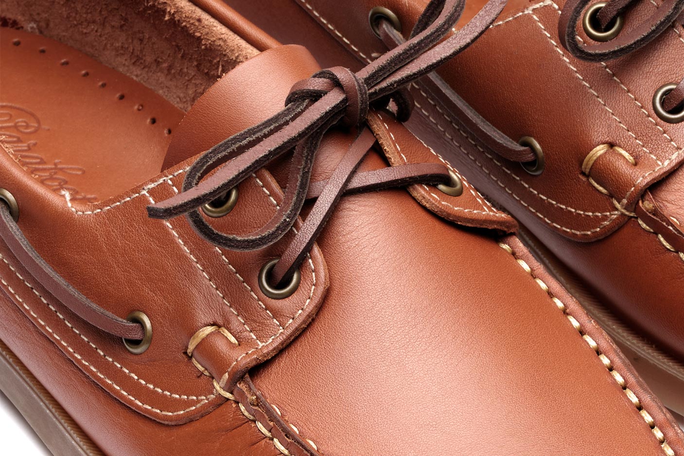 Paraboot Barth Bootsschuh Braun Glattleder Whisky