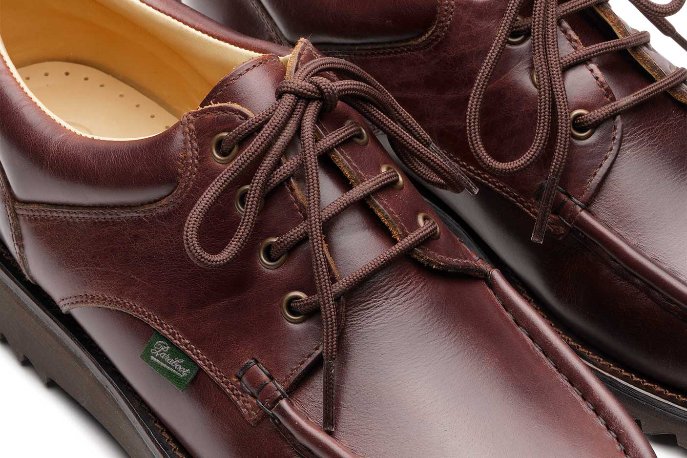 Paraboot Thiers Sport Derbys braun America Glattleder