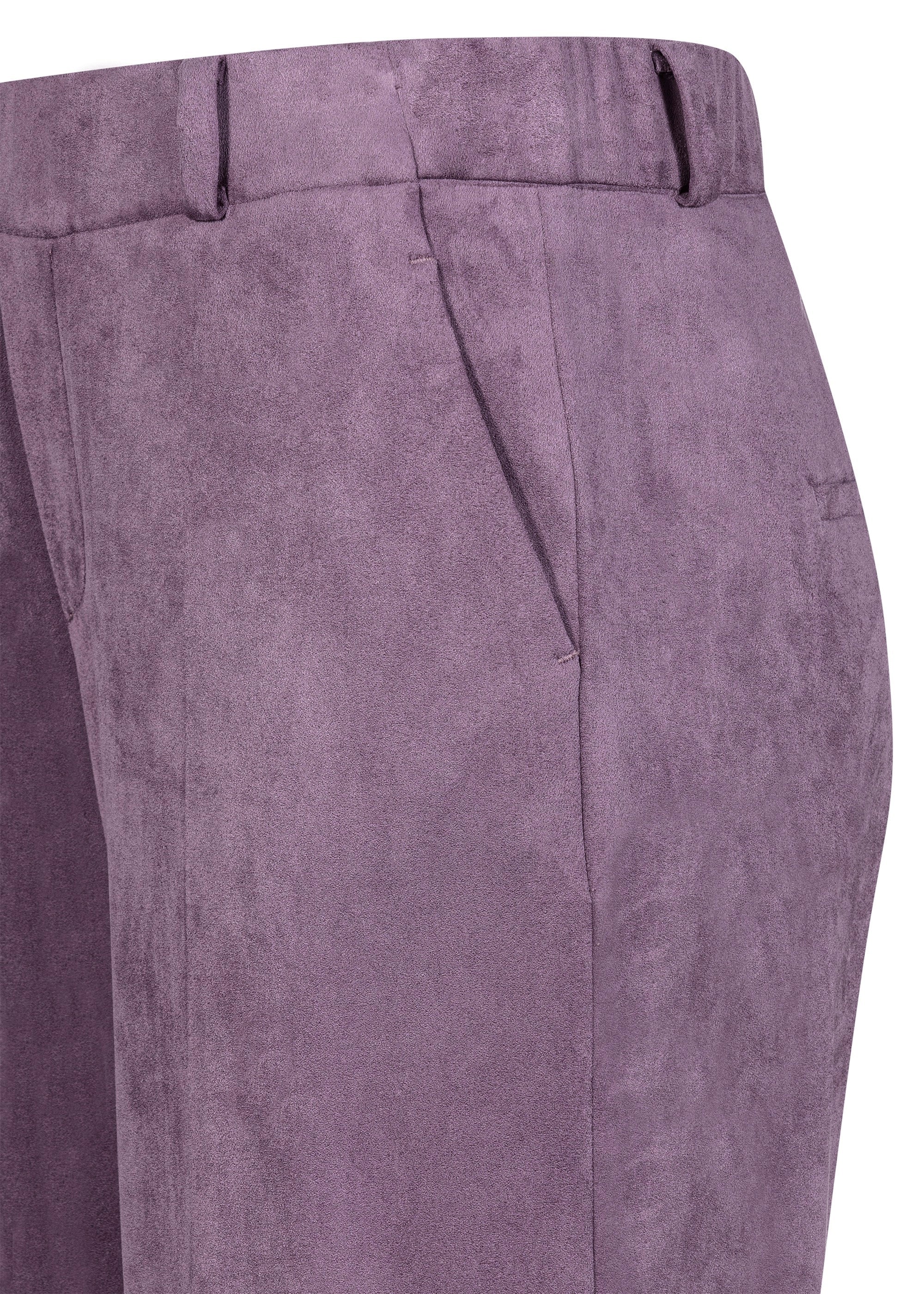 Stehmann Fenja Culotte Wildlederoptik dark violet Lila