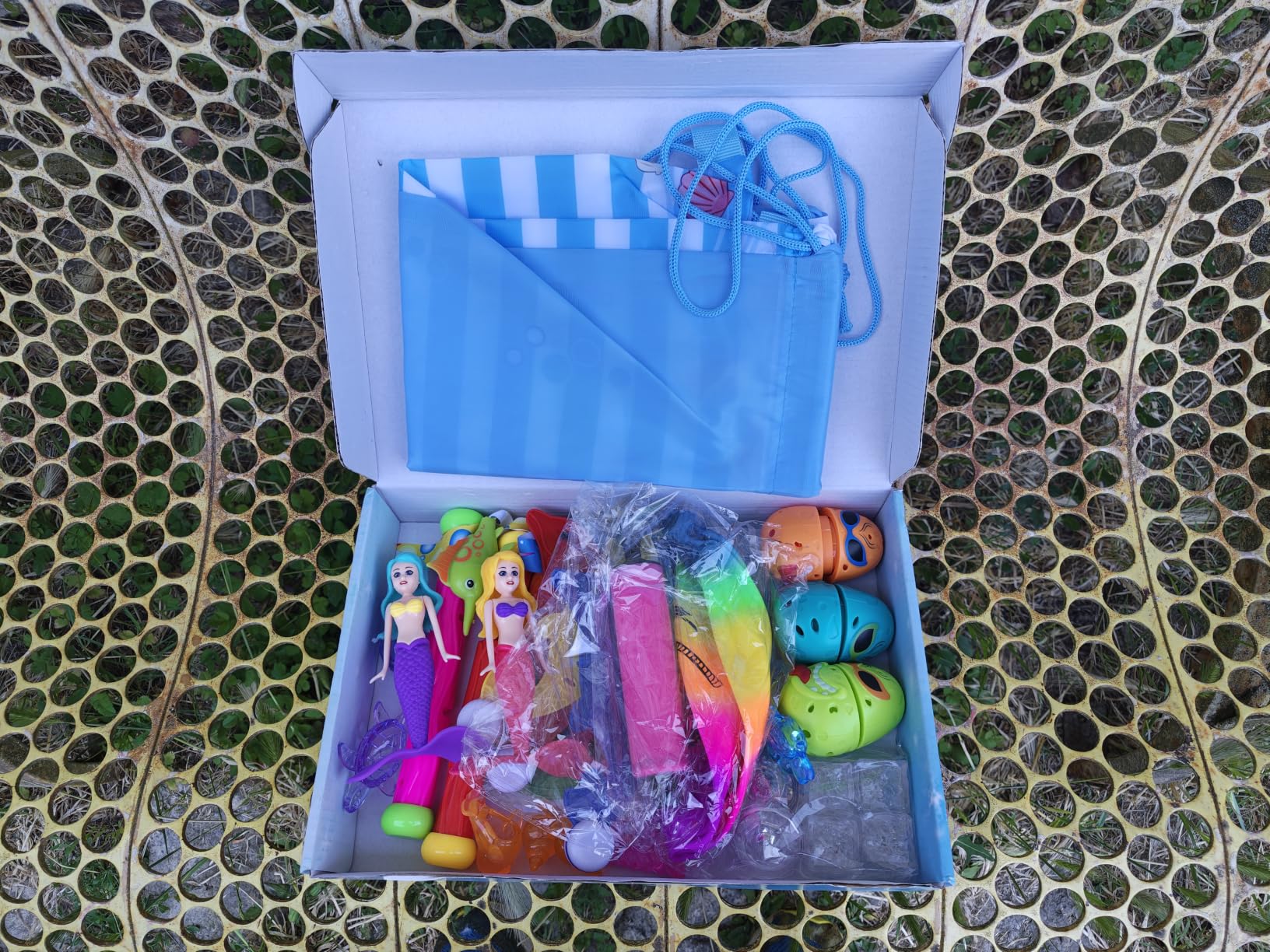 YYDSXK Tauchspielzeug Kinder 34 Teile LED Pool Set