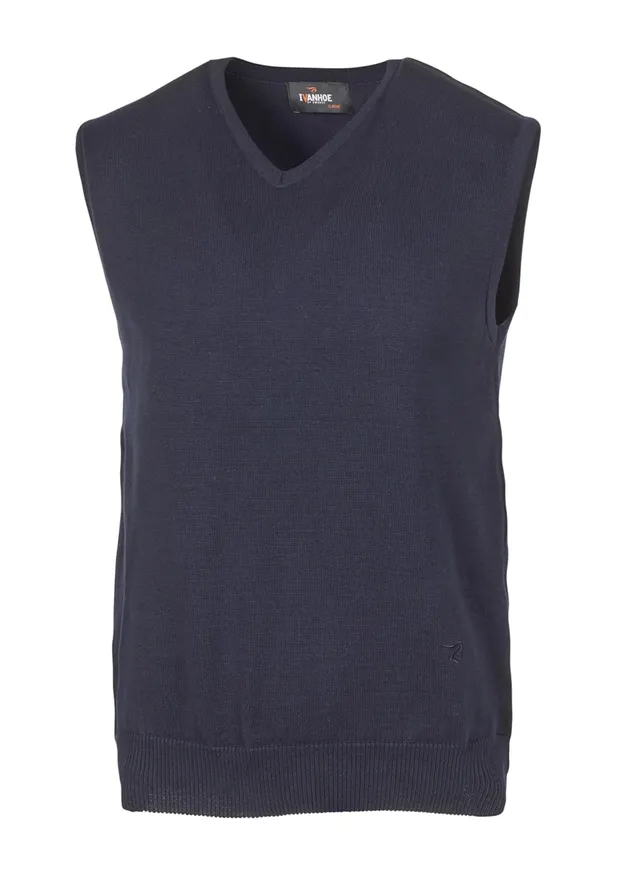 Ivanhoe PD Slipover Pullunder Navy 100% Bio-Baumwolle