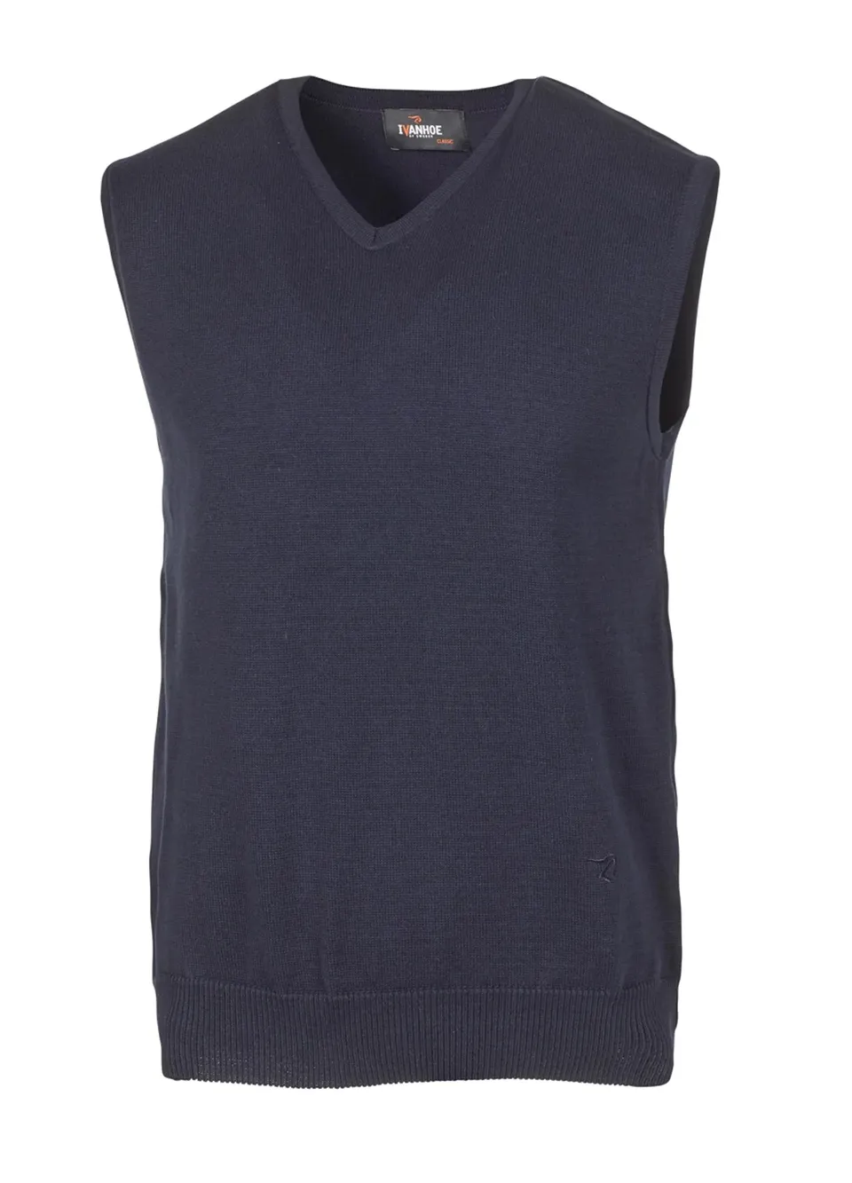 Ivanhoe PD Slipover Pullunder Navy 100% Bio-Baumwolle