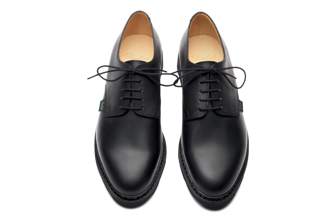 Paraboot Arles Derbyschuh Glattleder Schwarz