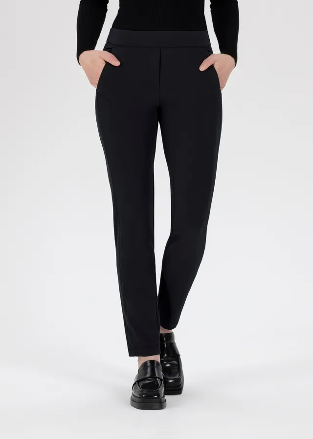 Stehmann Memel Slim Fit Hose schwarz 34 Bi-Stretch