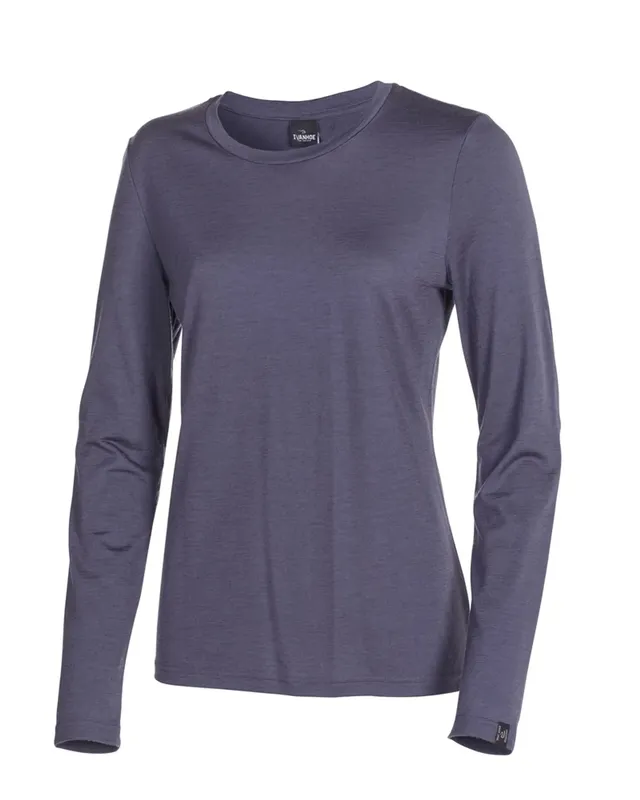 Ivanhoe Underwool Long Sleeve Shirt Steelblue Merino