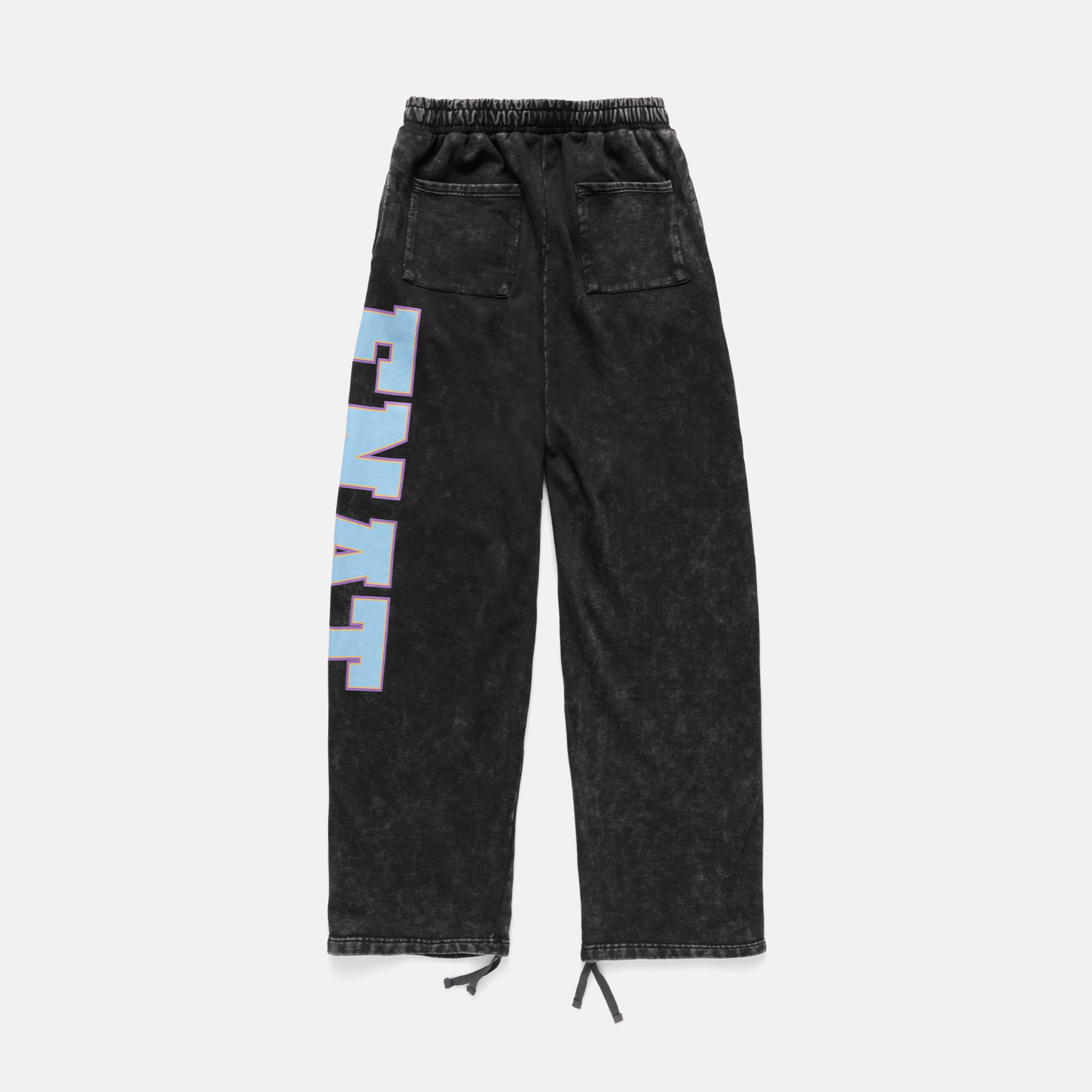 ENAT House Pant Hose Faded Black ENAT Print