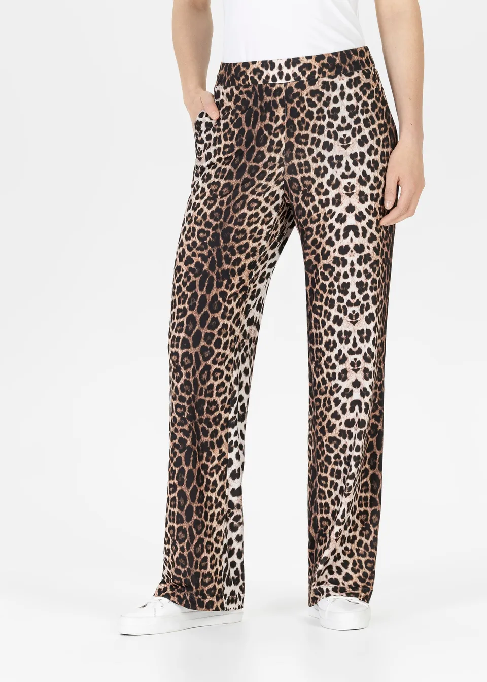 Stehmann Flanna Leo-Hose schwarz Jersey