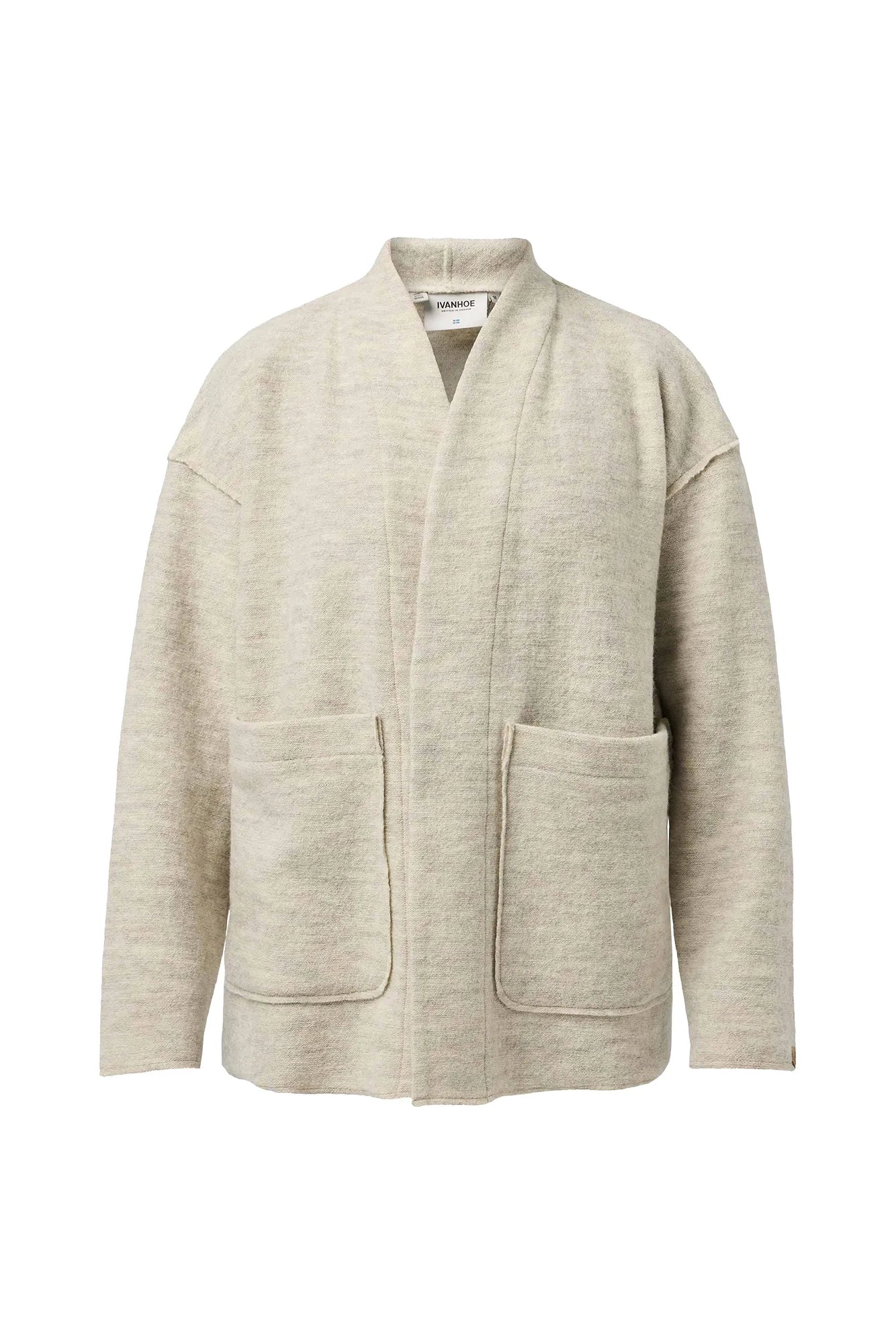 Ivanhoe Ammarp Strickjacke Damen Birch 100% Filzwolle