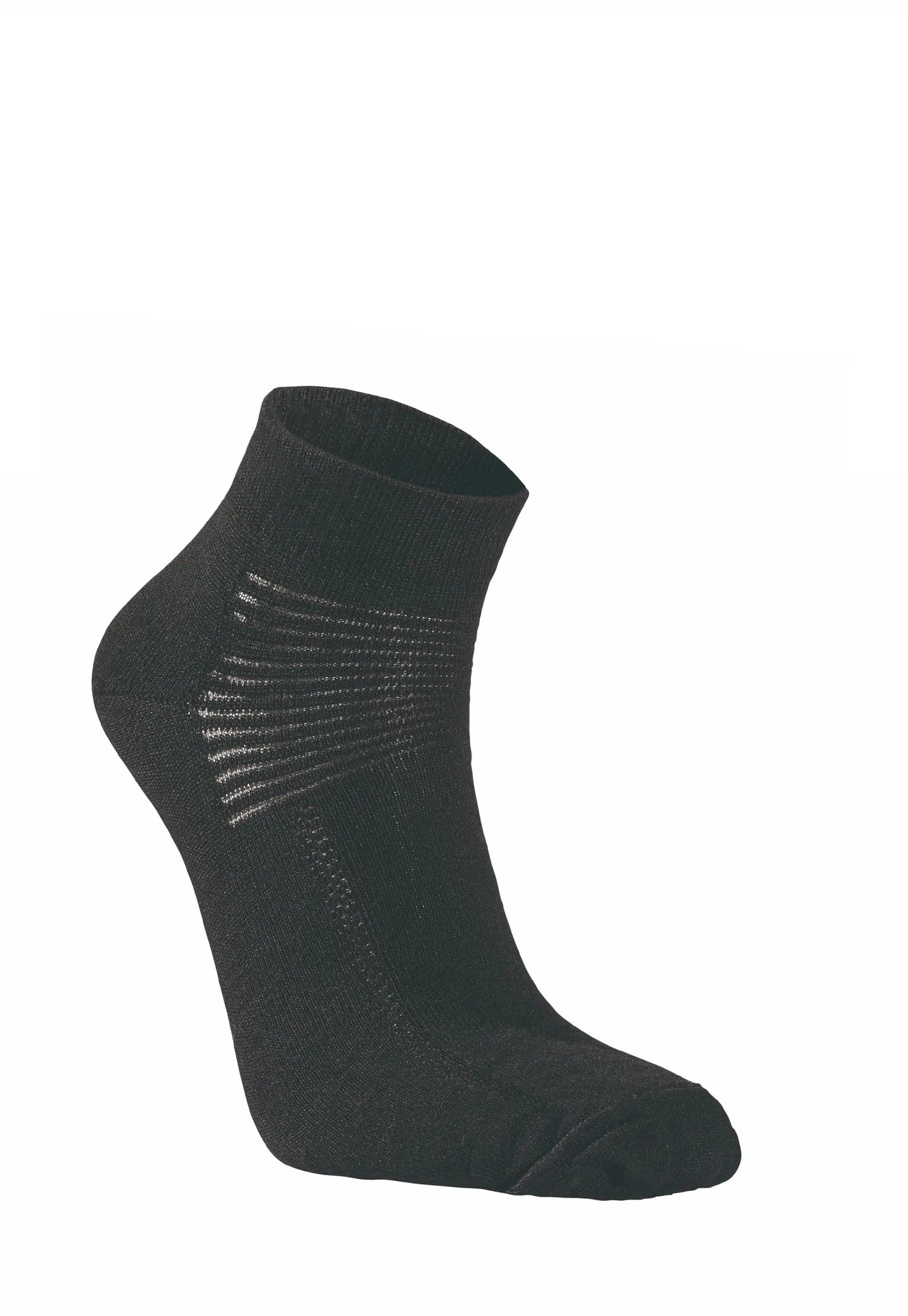 Ivanhoe Wool Sock Low Wollsocken Schwarz 90% Merino