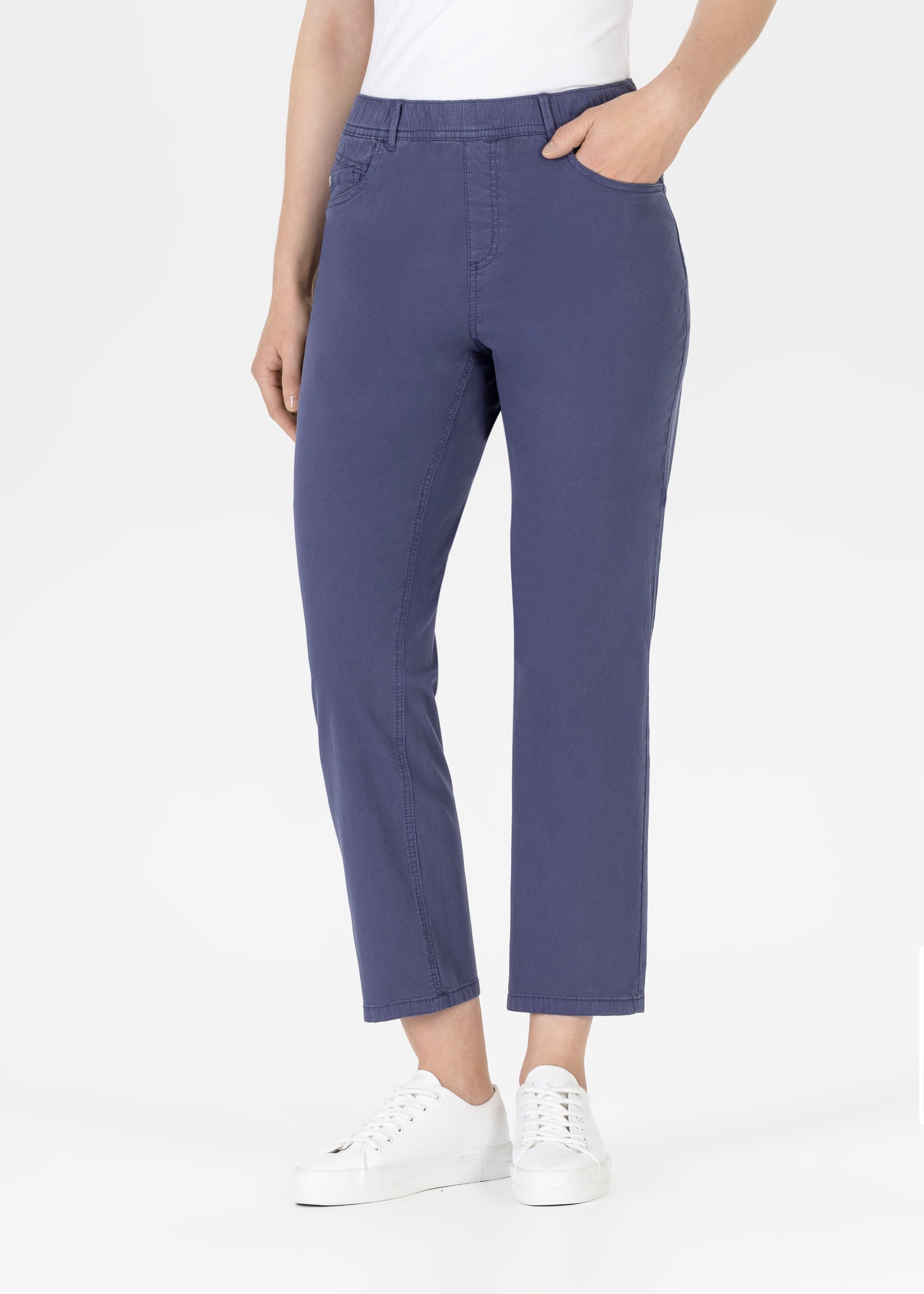 Stehmann Melli 6/8-Hose Sporty Gabardine indigo