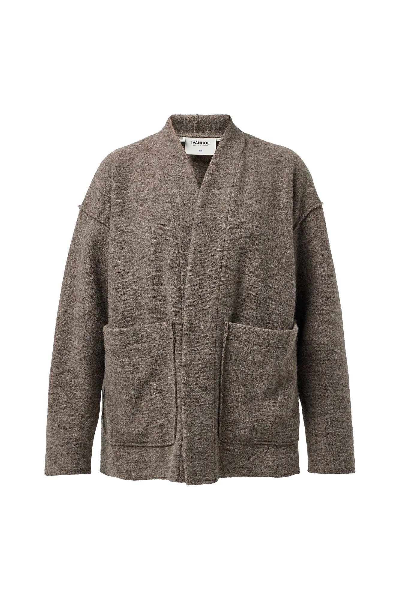 Ivanhoe Ammarp Cardigan Damen nutmeg 100% Wolle Oversize