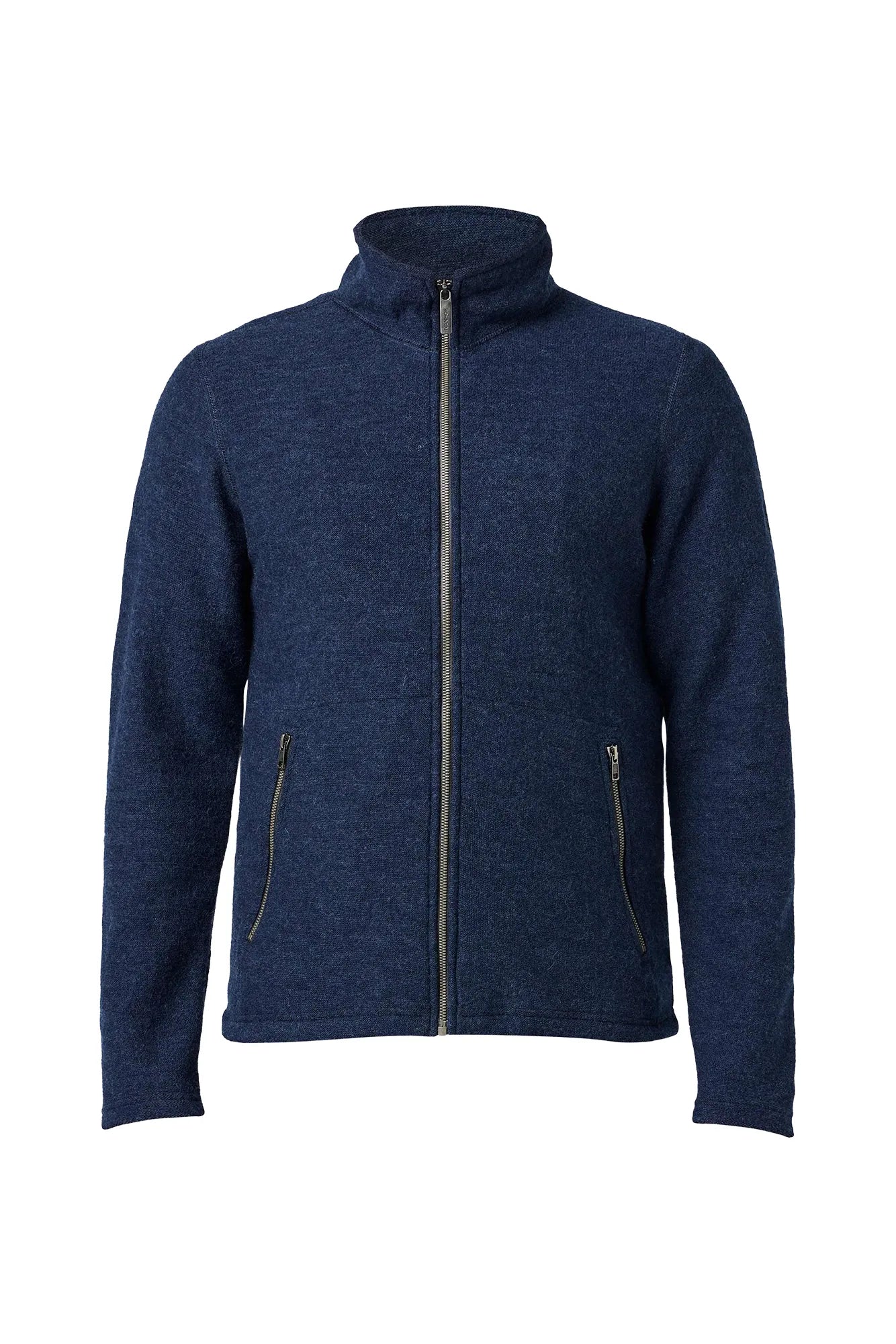 Ivanhoe Bruno Full Zip Wolljacke Light Navy Tencel 350