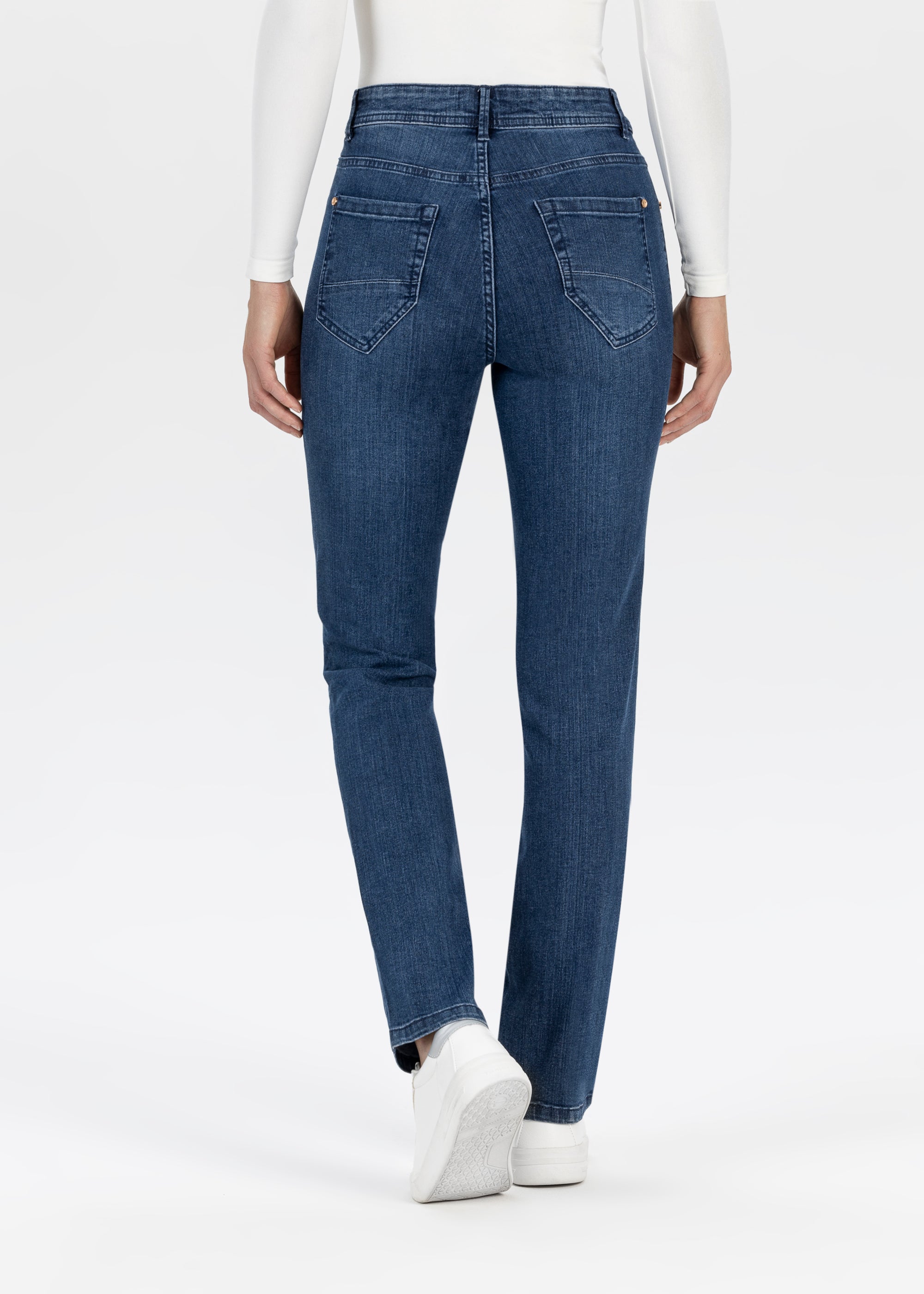 Stehmann Relaxed Fit Mellina 5-Pocket Jeans fjord navy