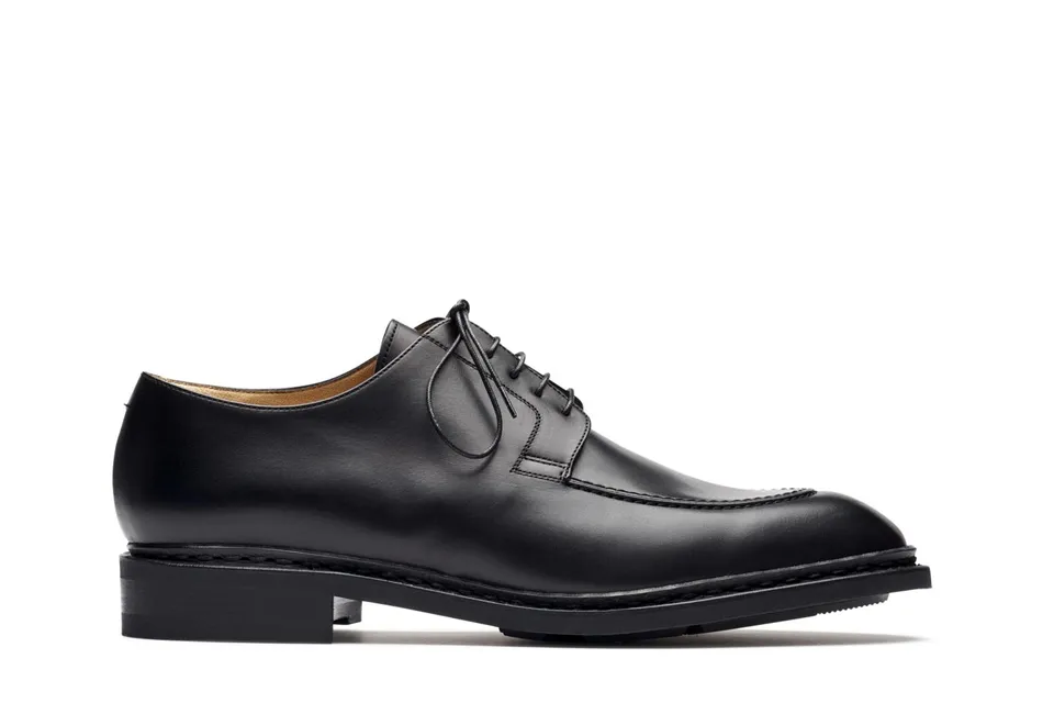 Paraboot Rousseau Actem Derby Schwarz Glattleder