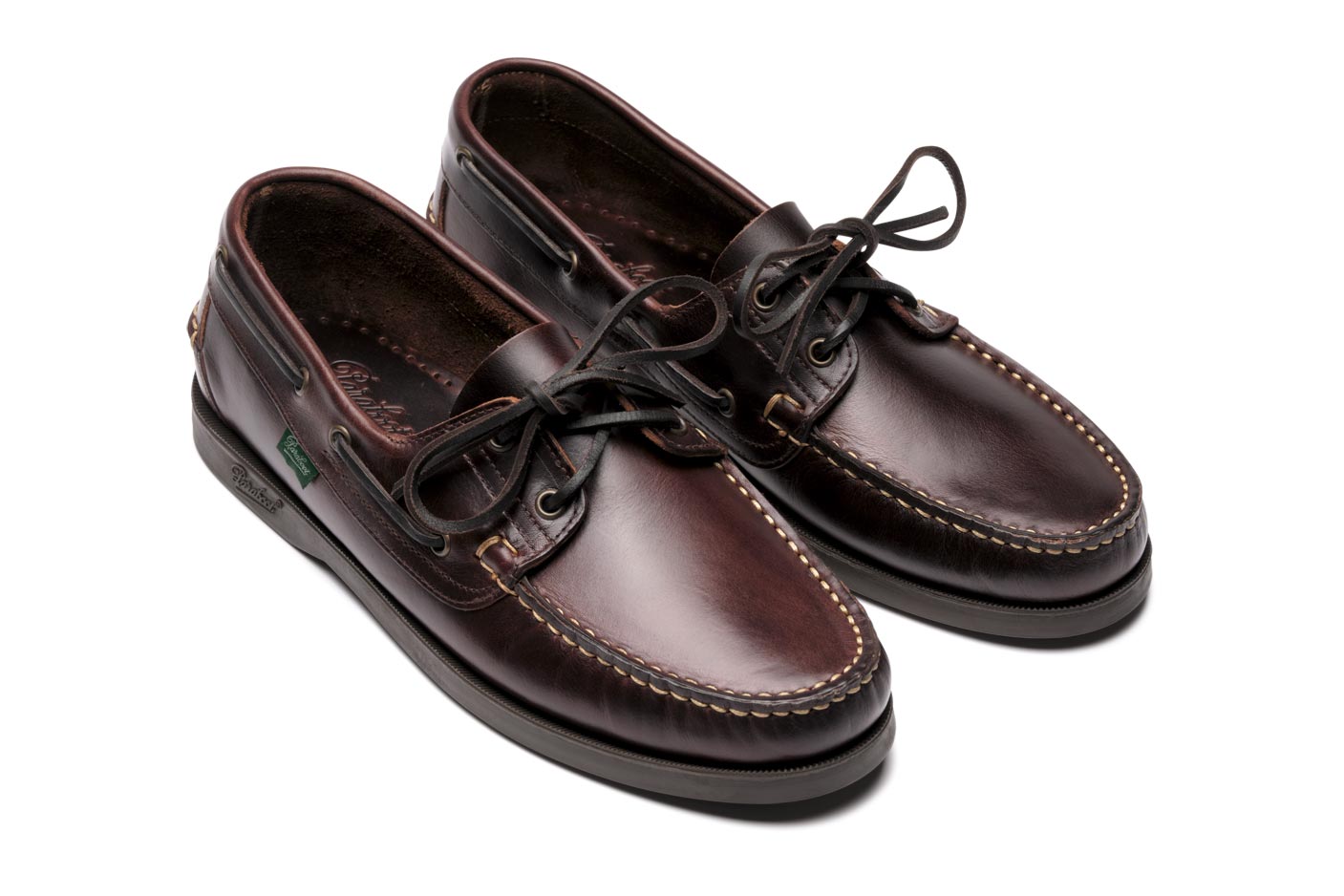 Paraboot Barth Marine Bootsschuhe Leder Braun