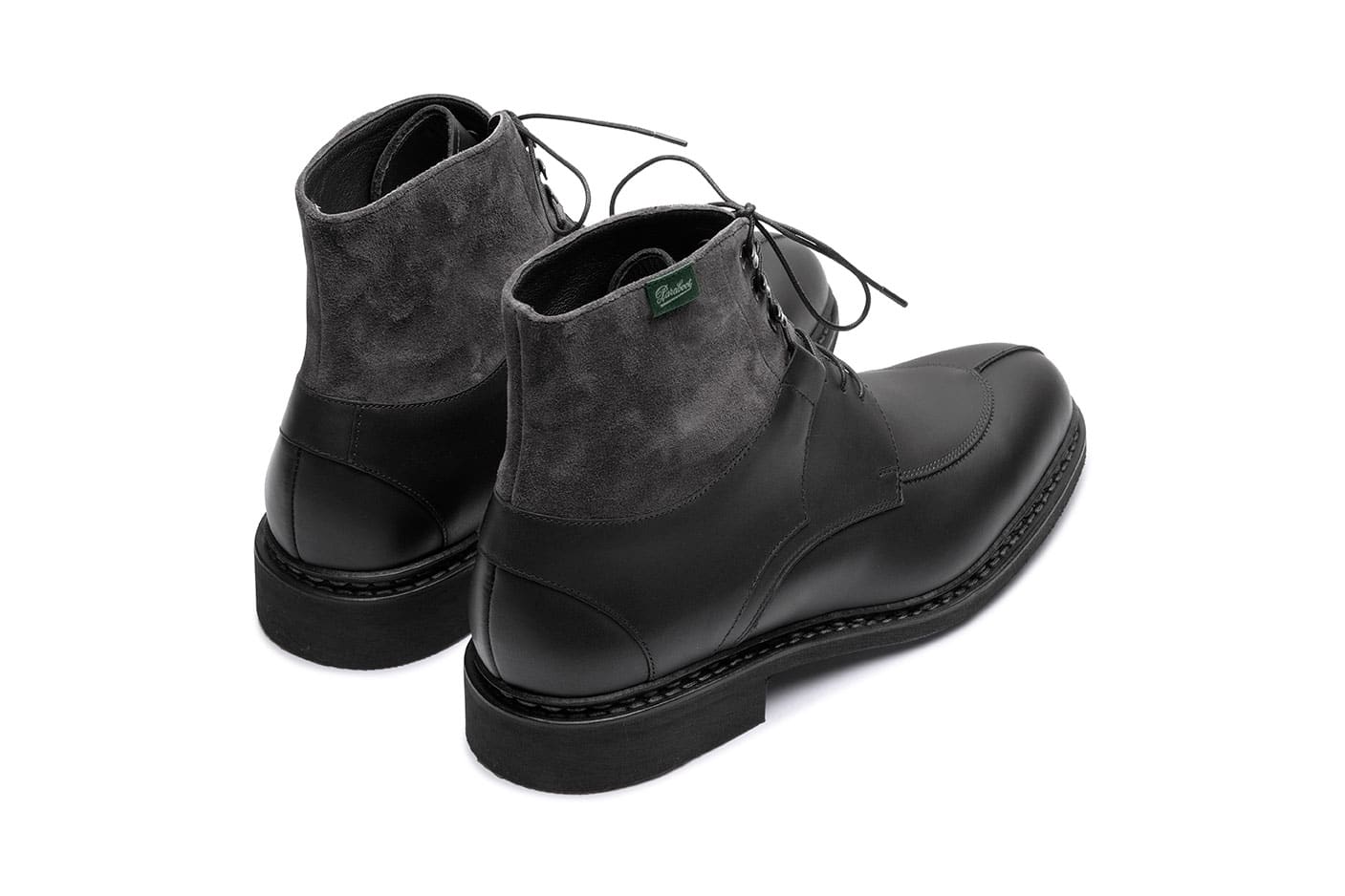 Paraboot Beaumont Stiefelette Schwarz Leder-Velours